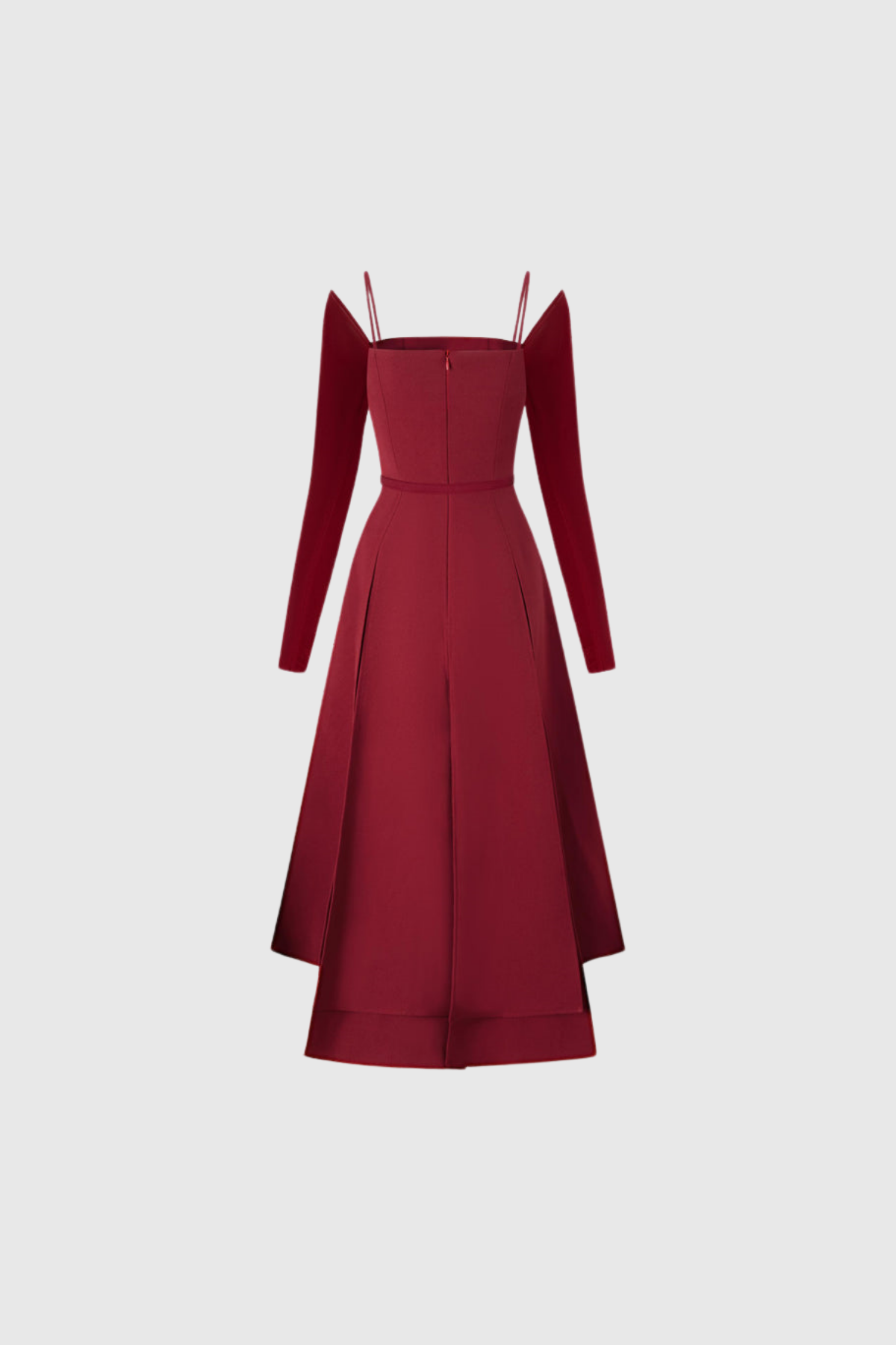 Shop red dress - Perfect for special occasions | Annelien Lace Up Split Maxi Dress In Red