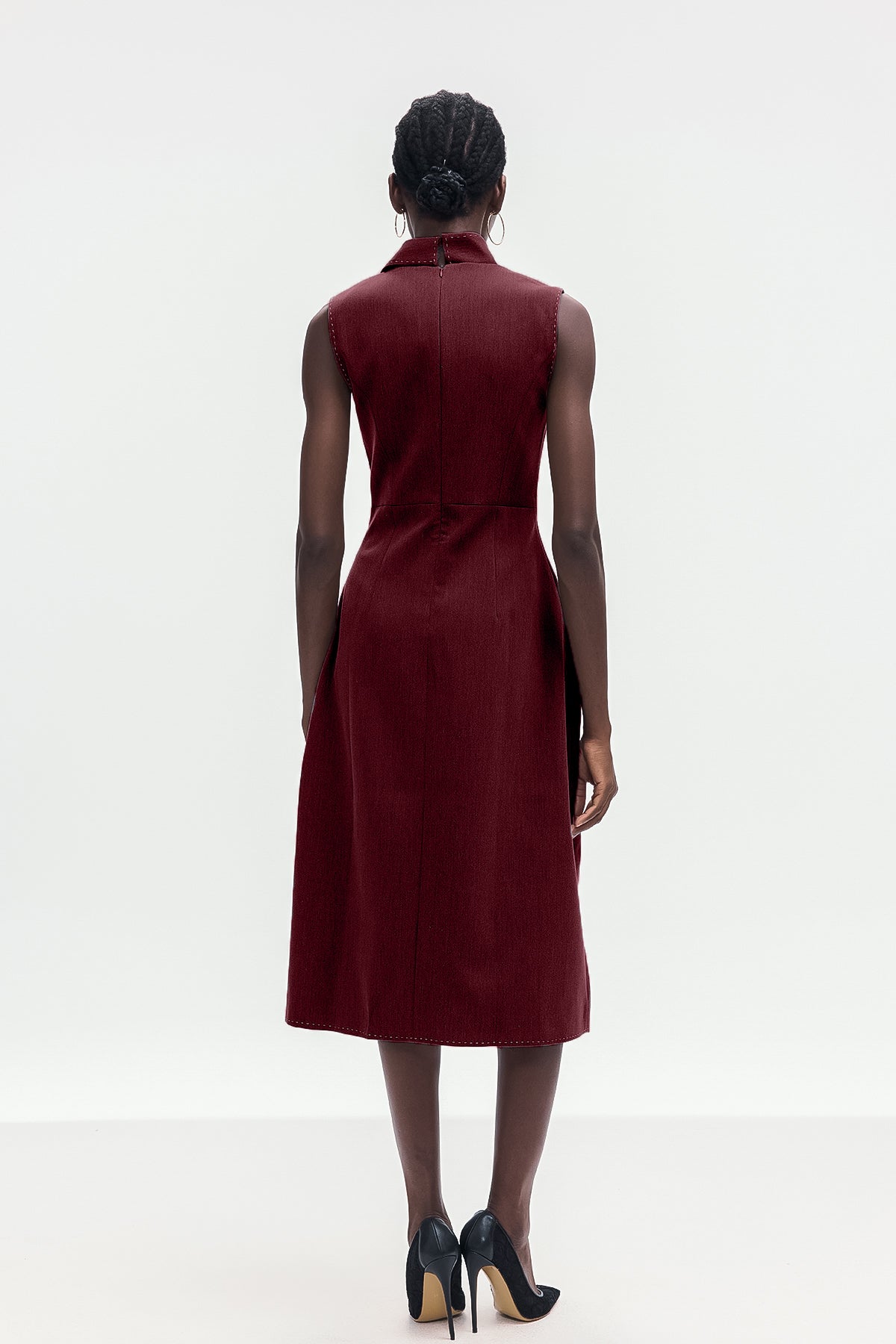 Shop red dress - Perfect for special occasions | Ardon Asymmetric Split Sleeveless Maxi Dress In Red