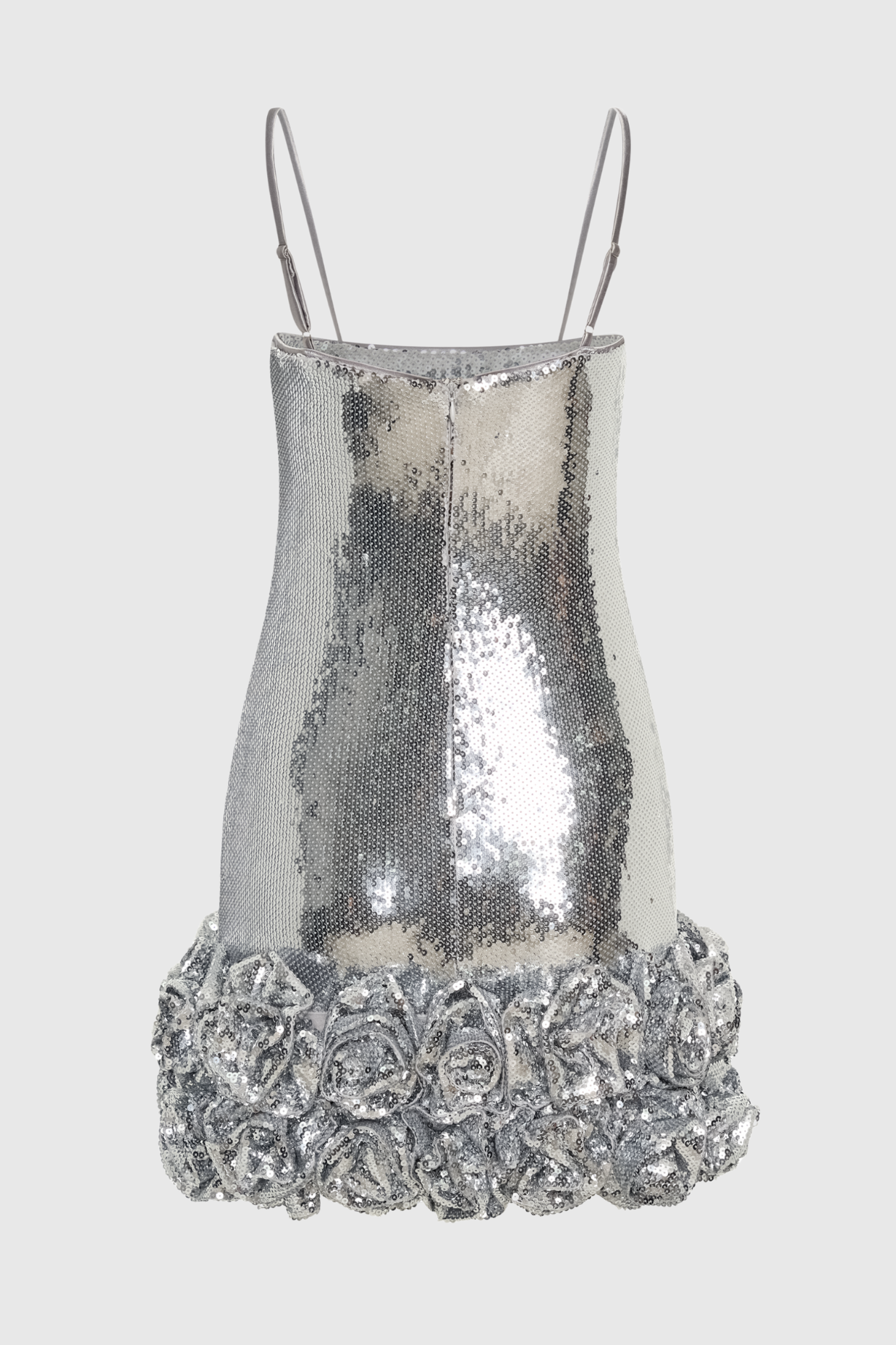 Stylish beautiful dress | Ayam Sequin Flower Appliqué Mini Dress - Ideal for special occasions