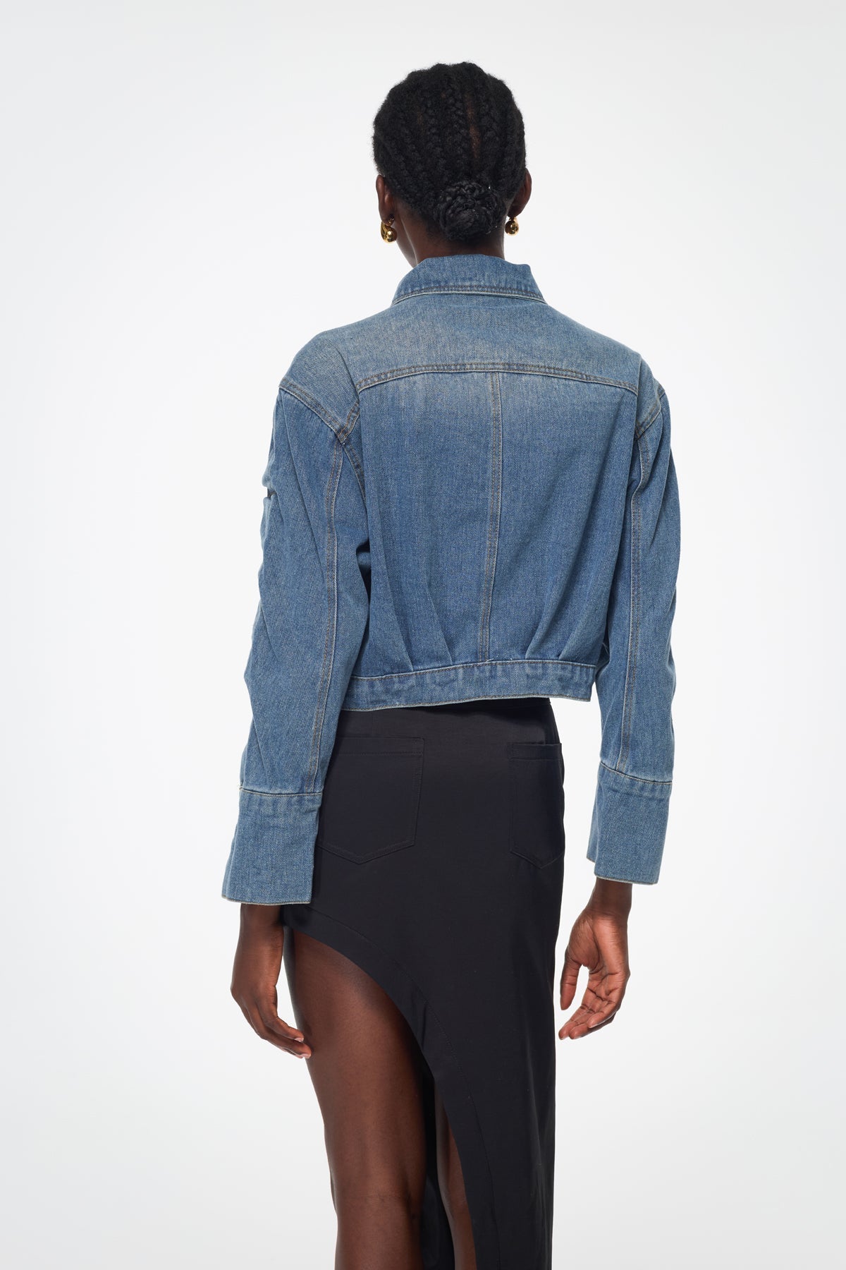 michelle Deconstruct Embellished Denim Jacket