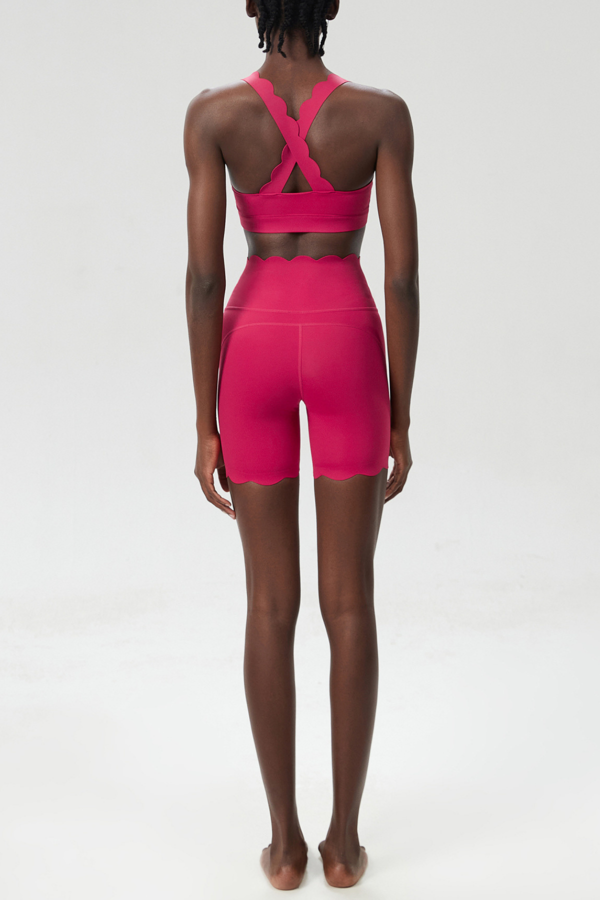 Shop red dress - Perfect for special occasions | Bela Cross Wave Bodycon Pants Set In Red