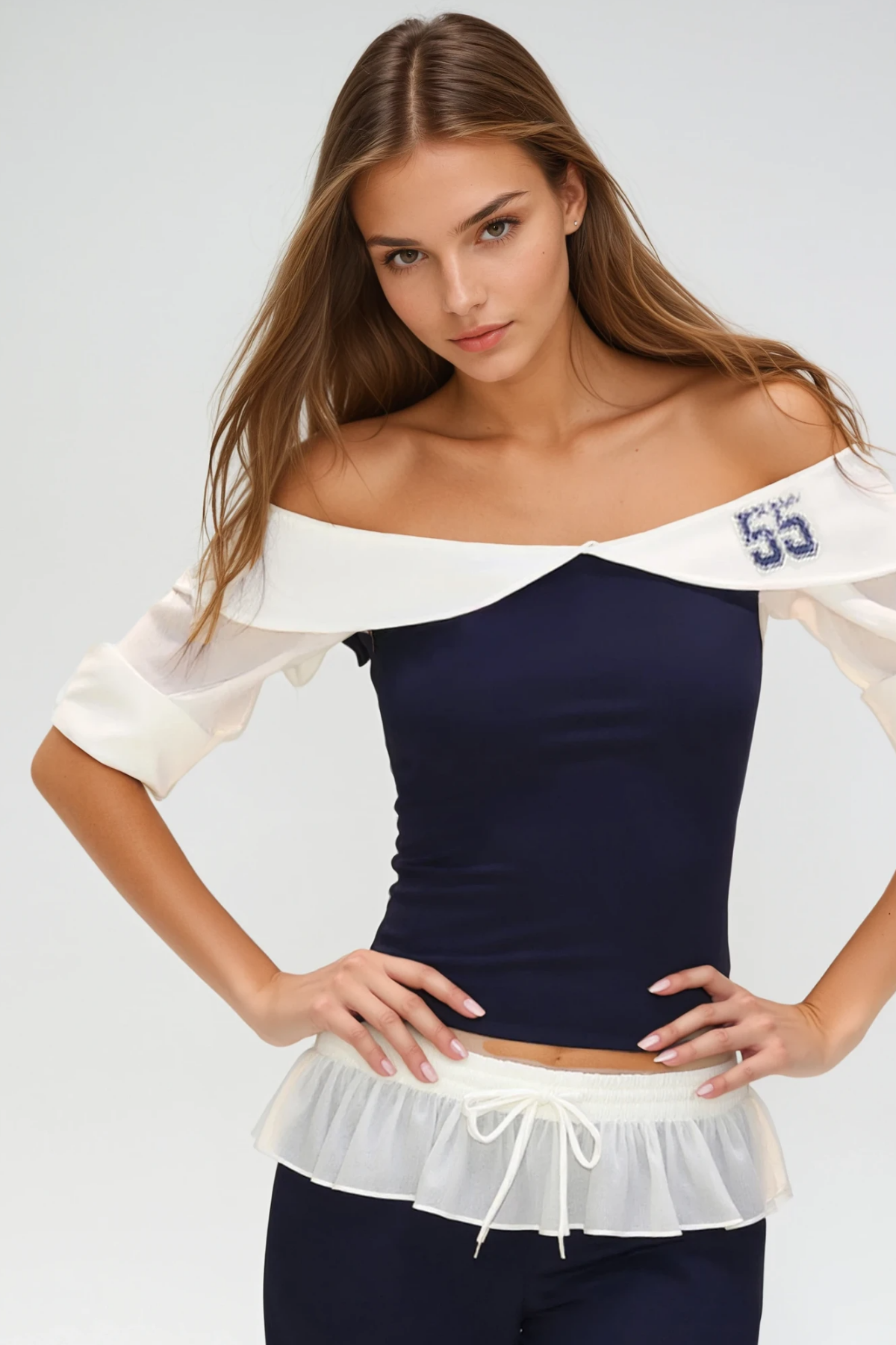 Stylish beautiful dress | Bjarne Off Shoulder Pants Set - Ideal for special occasions