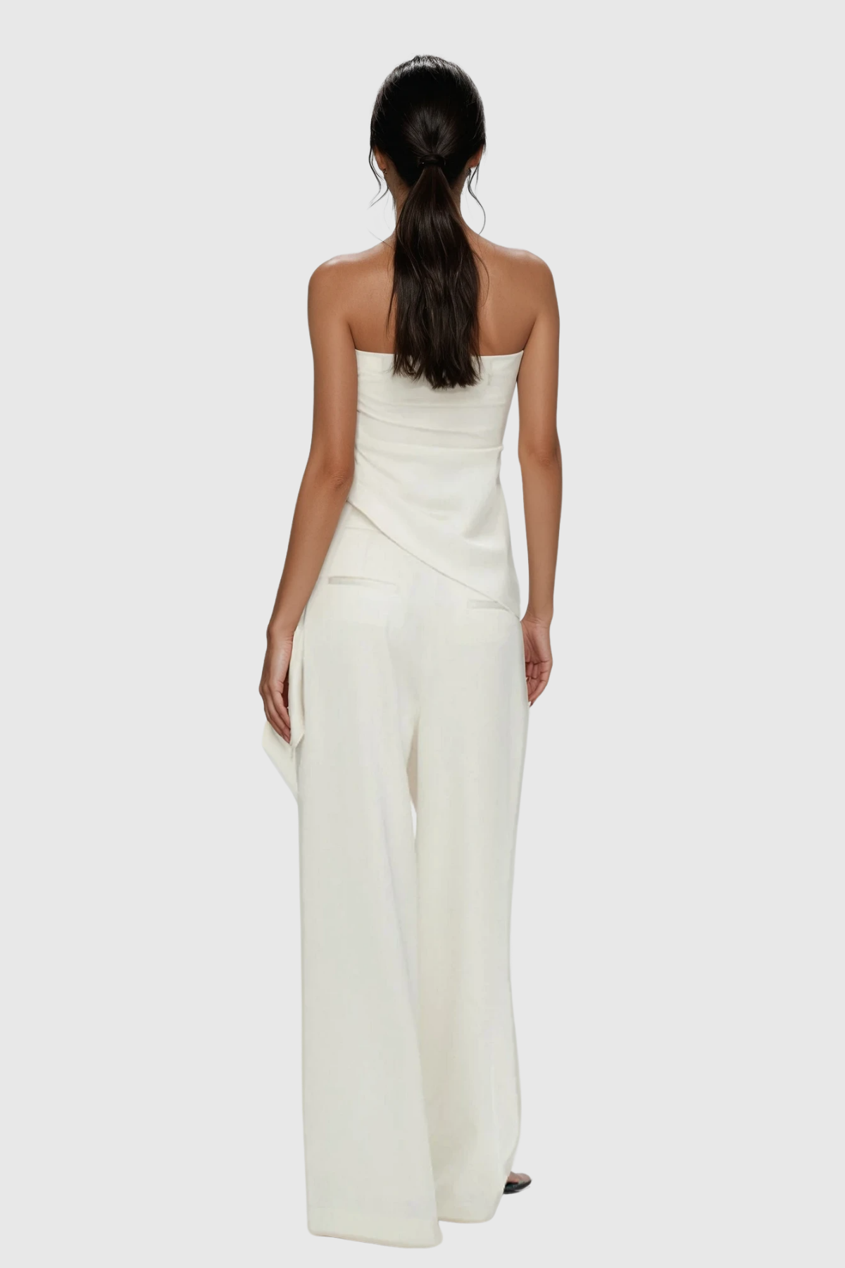 Stylish beautiful dress | Braith Satin Lace Up Pants Set - Ideal for special occasions