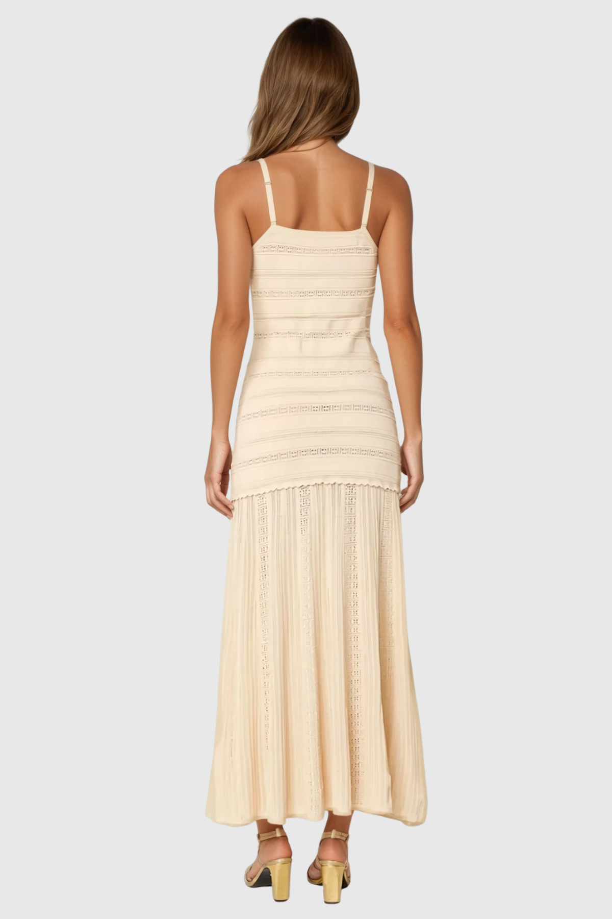 Carrol Stripe Knit Maxi Dress - Stylish beautiful dress for special occasions | Buy Online