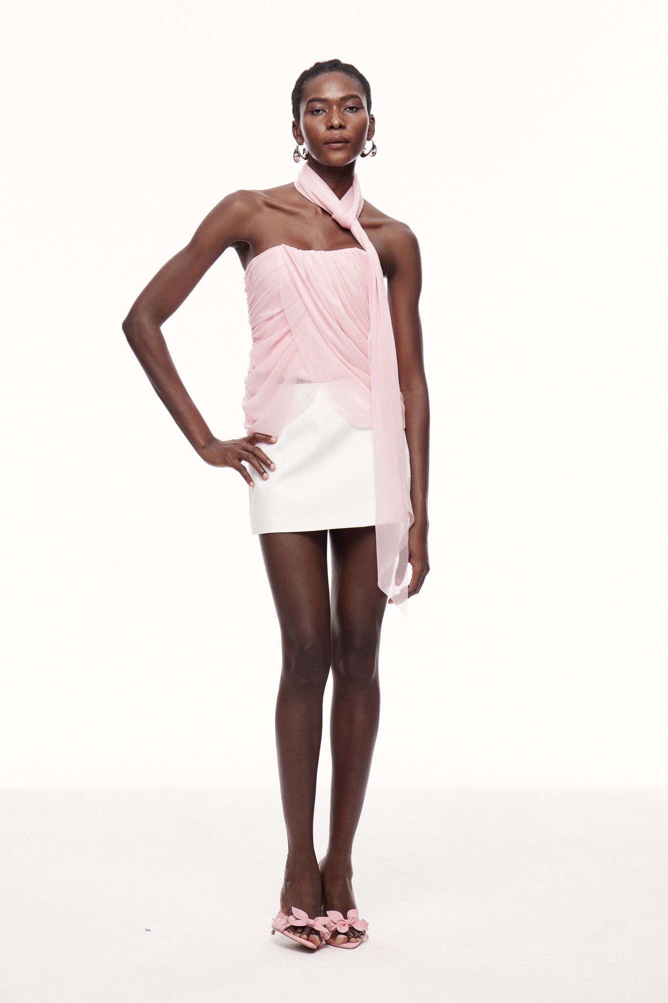 Shop beautiful dress - Perfect for special occasions | Ceferino Sequin Mesh Ruch Top