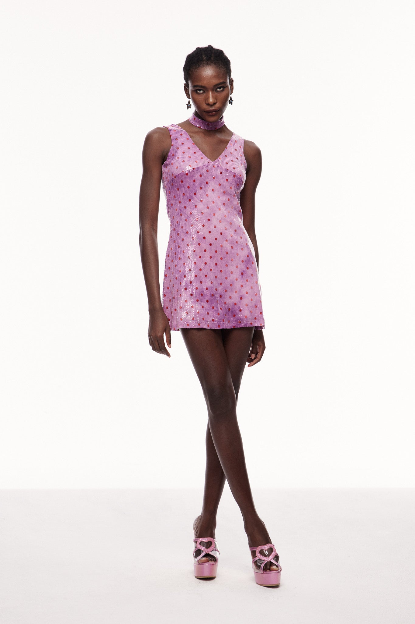 Stylish beautiful dress | Celso Sequin Dot Mini Dress - Ideal for special occasions