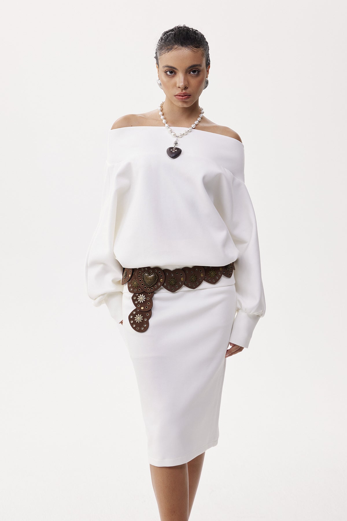 quintina Off Shoulder Skirt Set