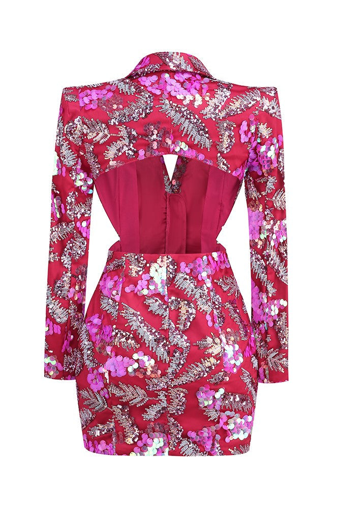 Shop beautiful dress - Perfect for special occasions | Gracelyn Sequin Blazer Dress