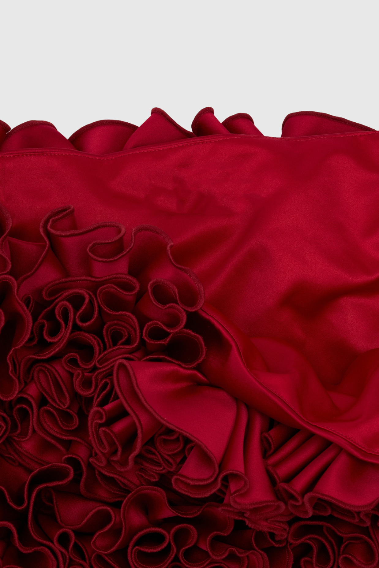 Shop red dress - Perfect for special occasions | Nuala Floral Applique Skirt - Red