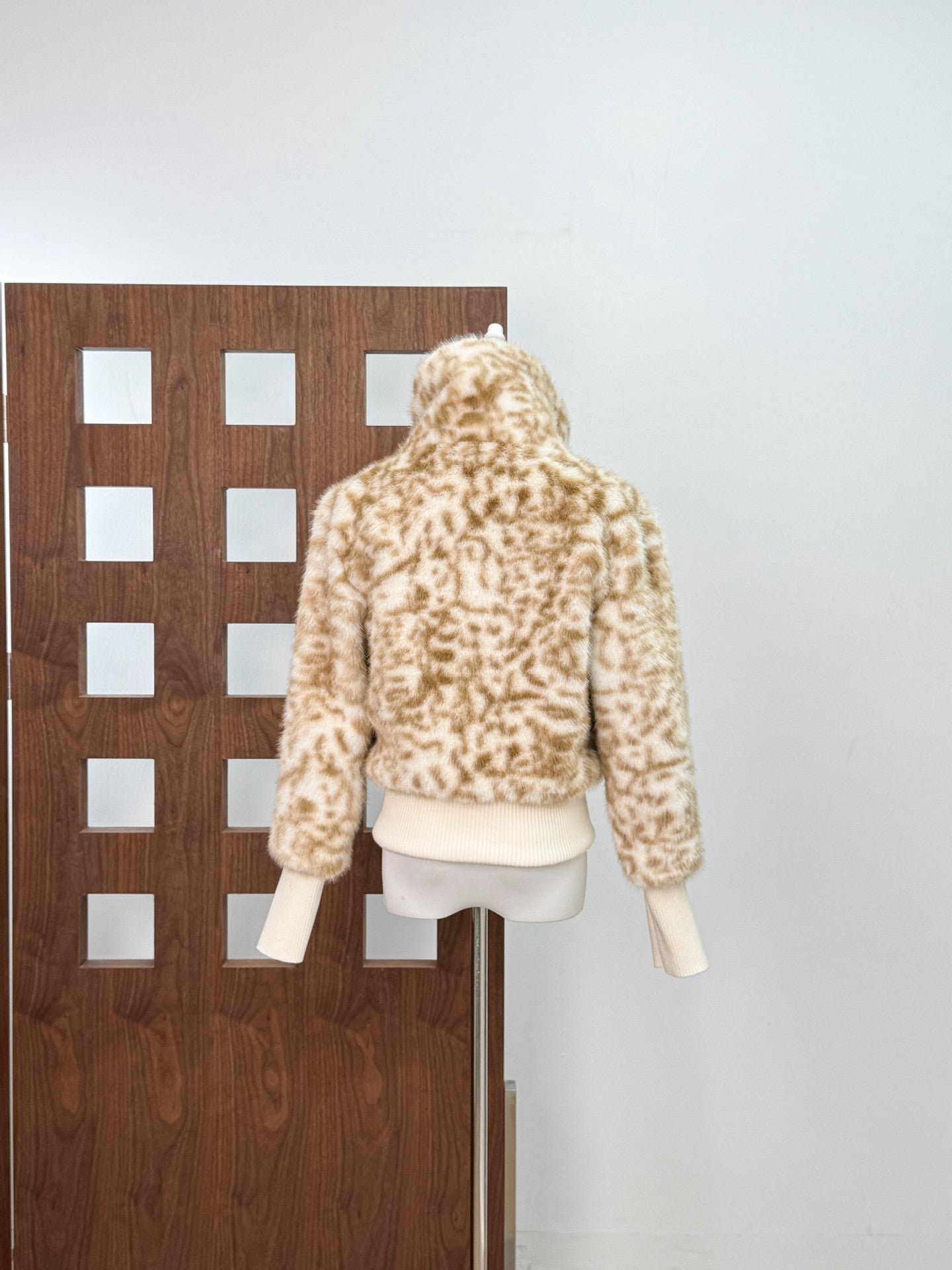 jacqueline Deconstruct Hayley Faux Fur Jacket