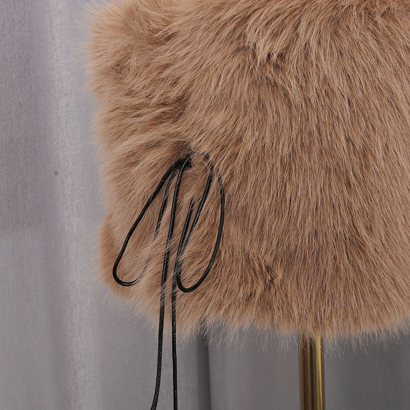 Marcos Leopard Fur Sequin Skirt Set