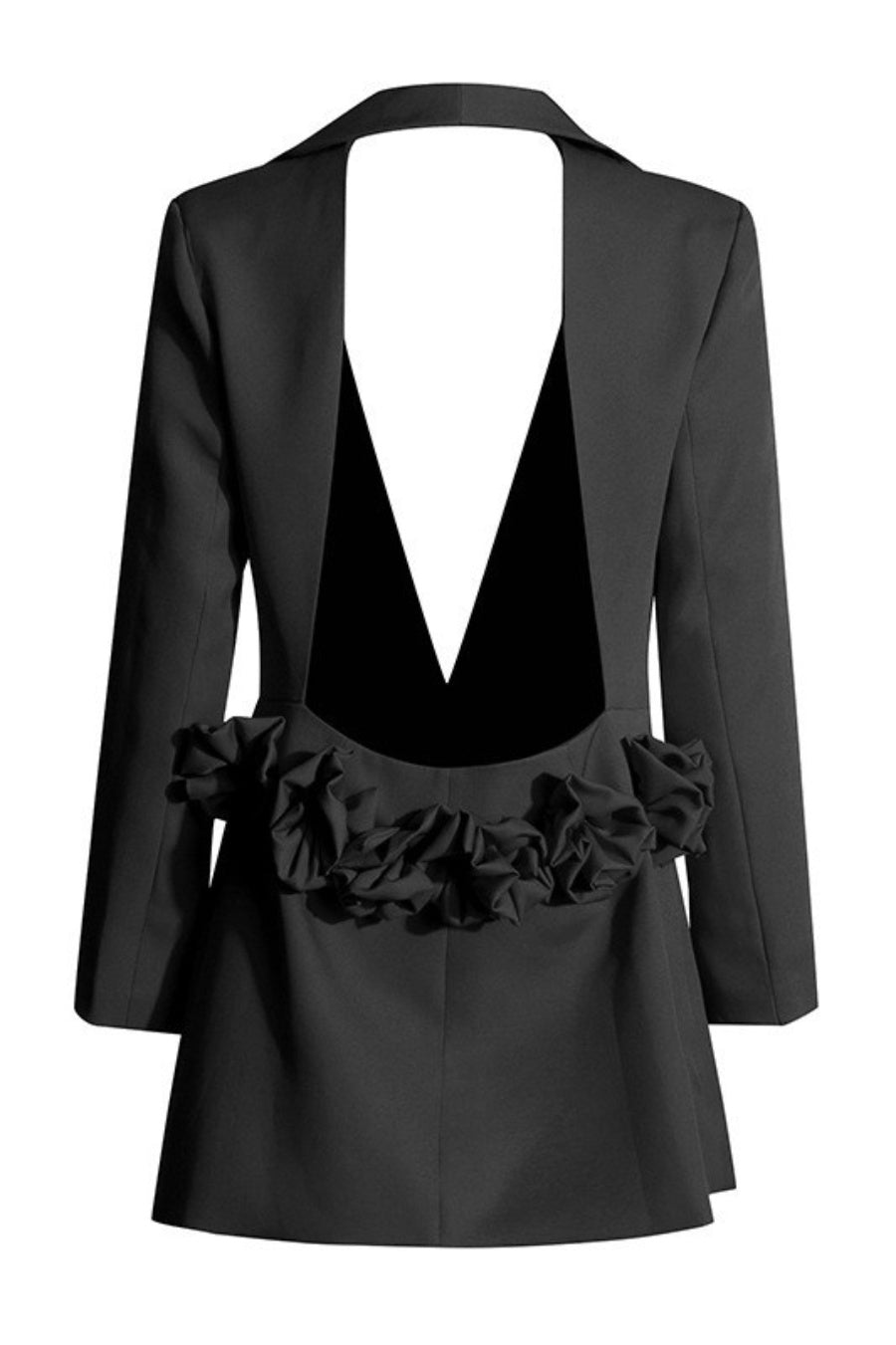 Shop beautiful dress - Perfect for special occasions | Pathia Floral Cutout Backless Blazer