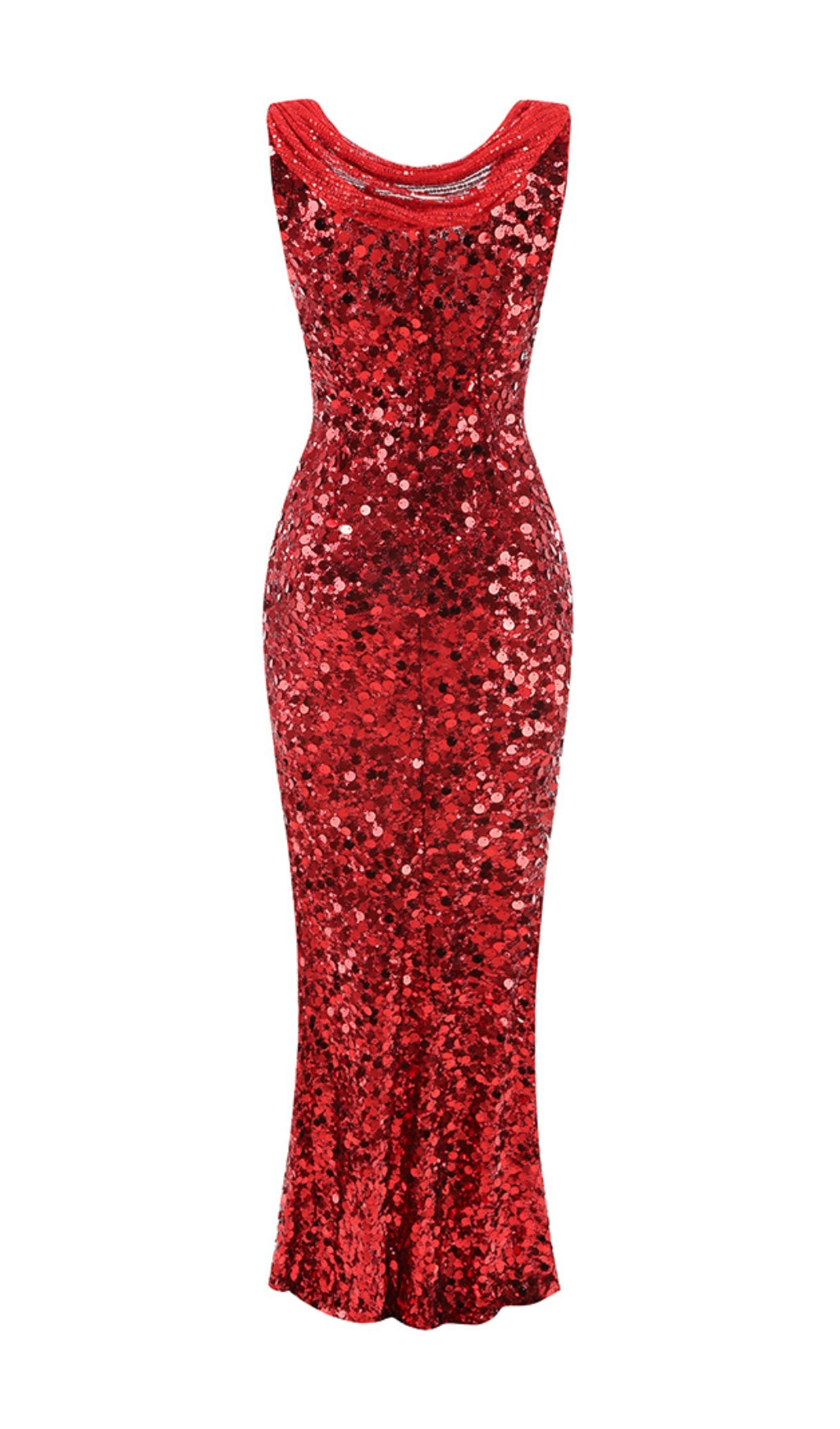 Shop red dress - Perfect for special occasions | sleeveless sequin maxi dress in red