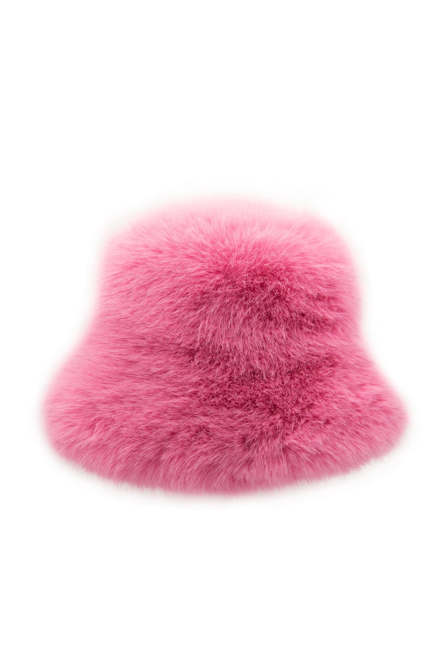 Barbie pink faux fur bucket hat