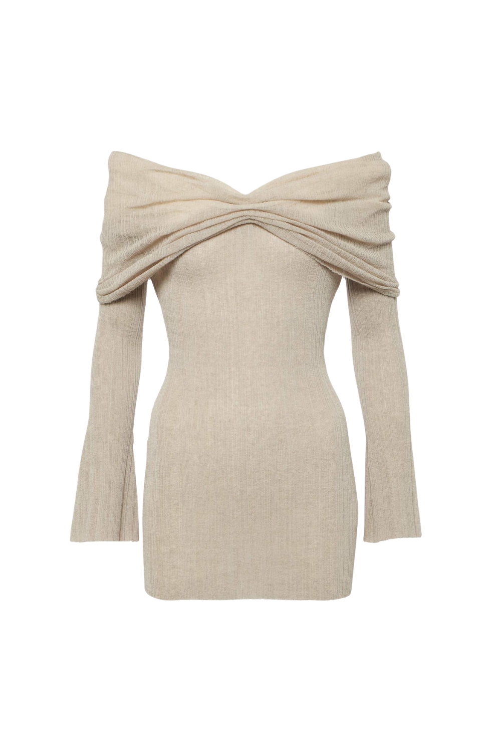 helen Off Shoulder Knit Mini Dress