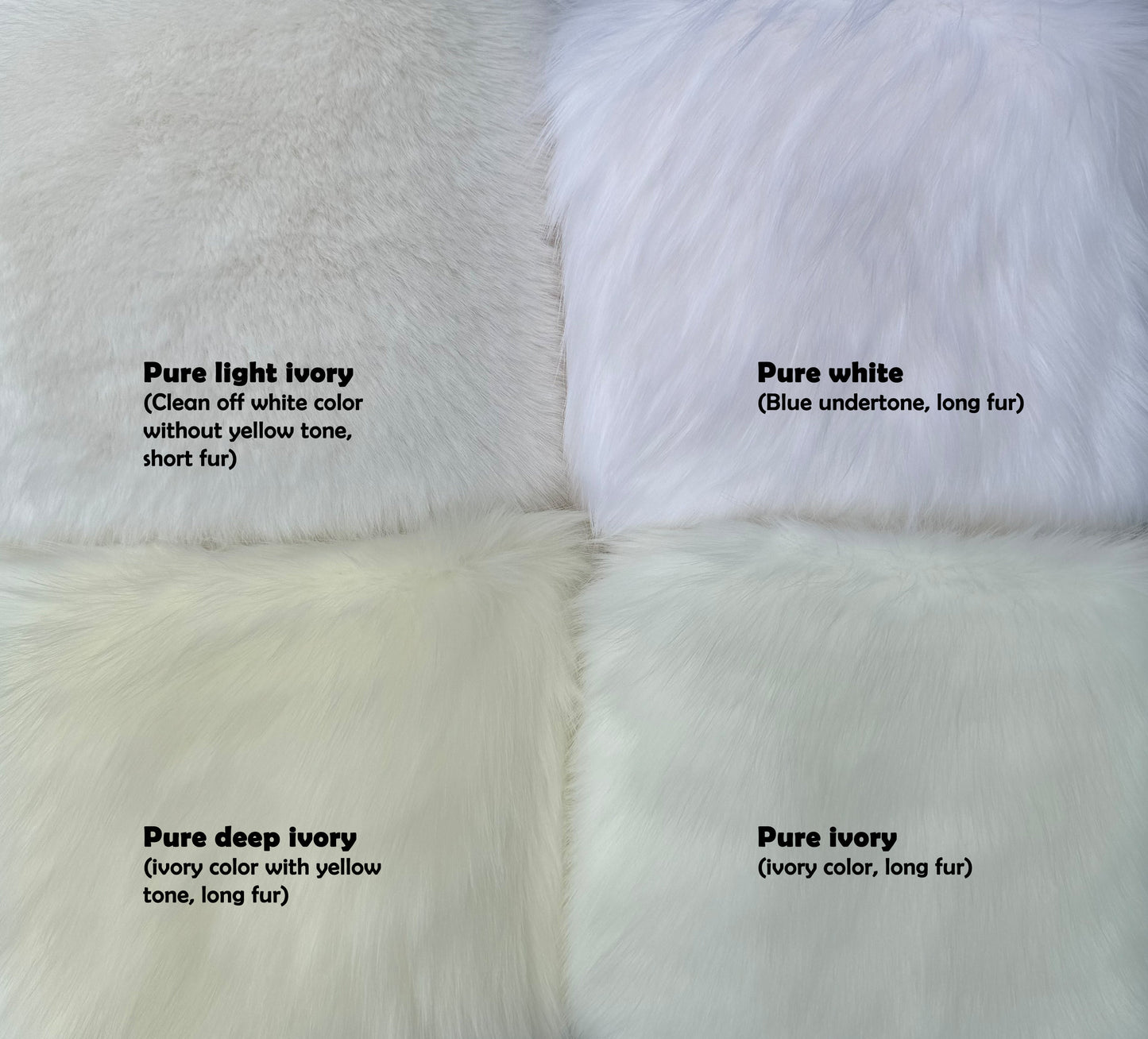 Ivory faux fur wrap bridal shawl