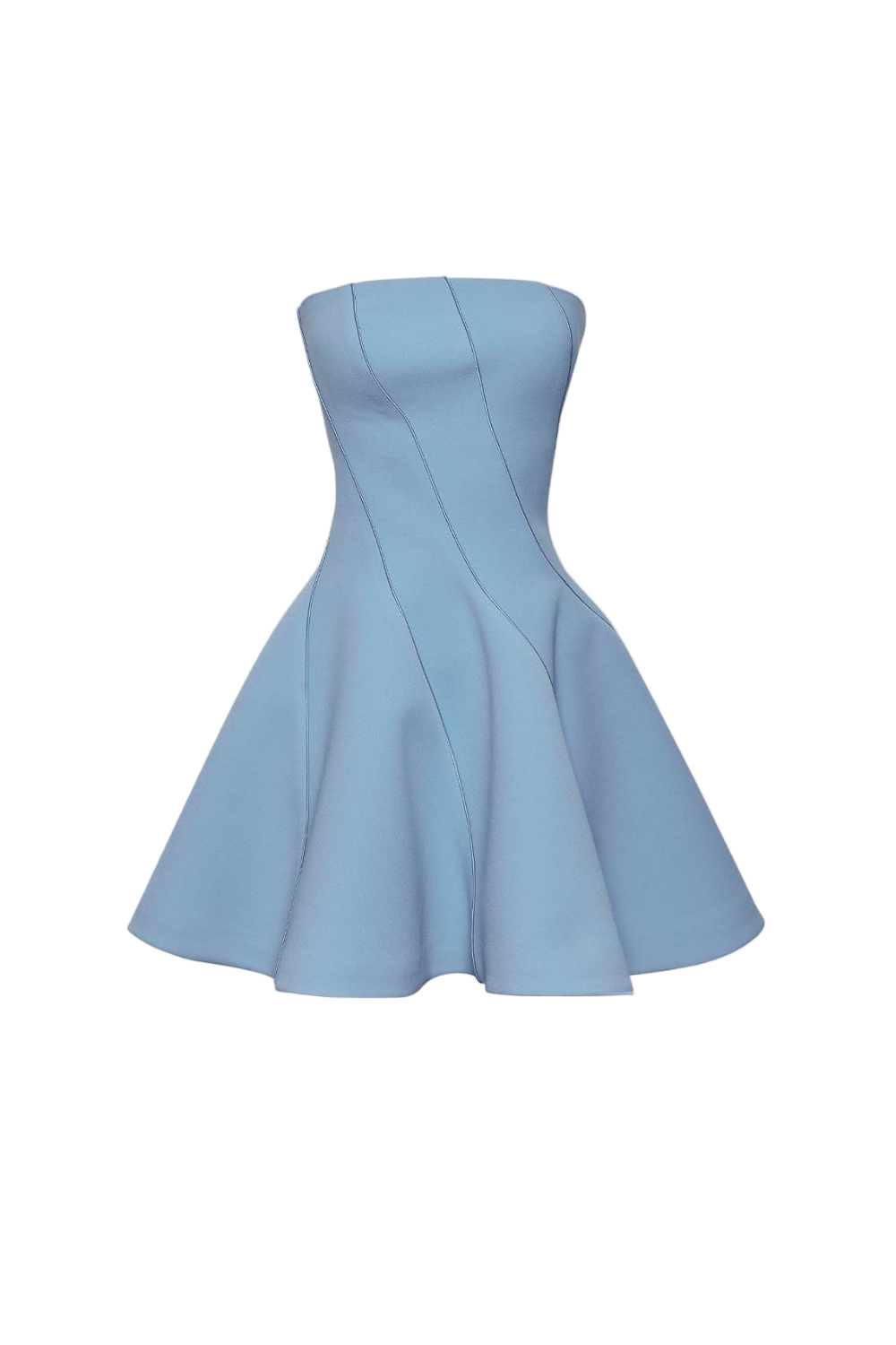 cornelia off-shoulder Sleeveless Mini Dress in blue