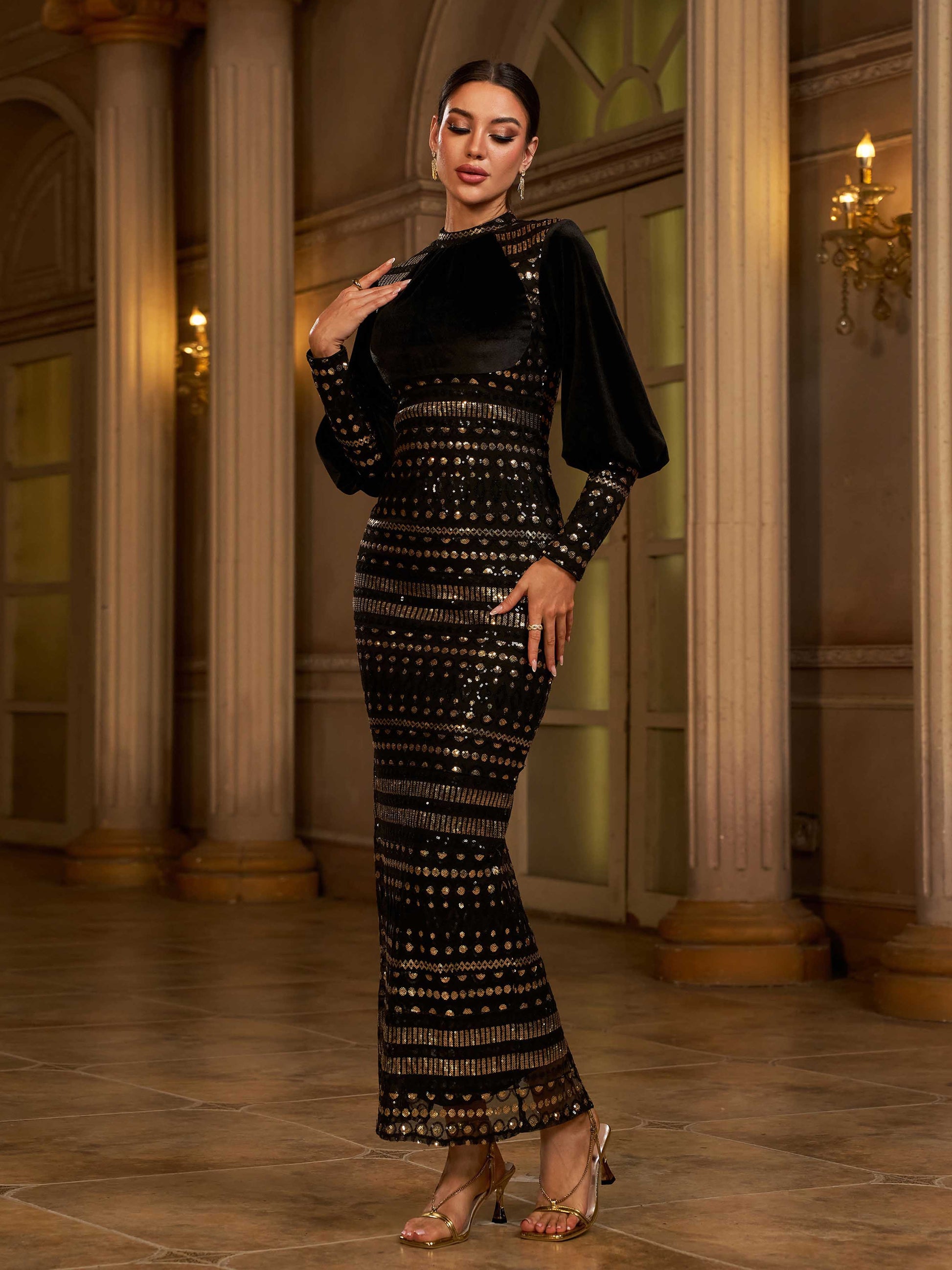 Bishop Sleeve Vintage Dress