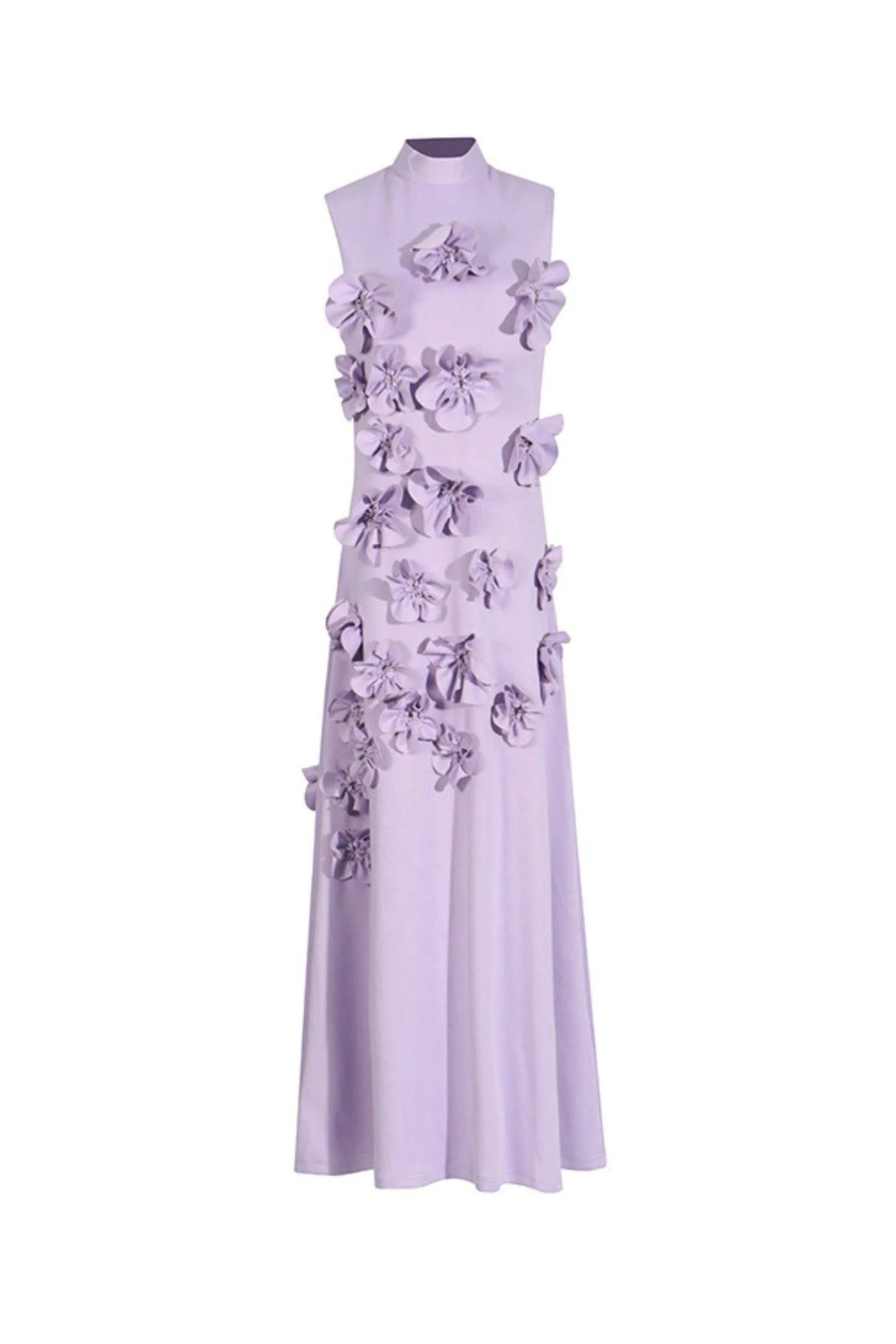 molly PURPLE FLOWER EMBELLISHED MAXI DRESS - Stylish purple dress for special occasions | Buy Online