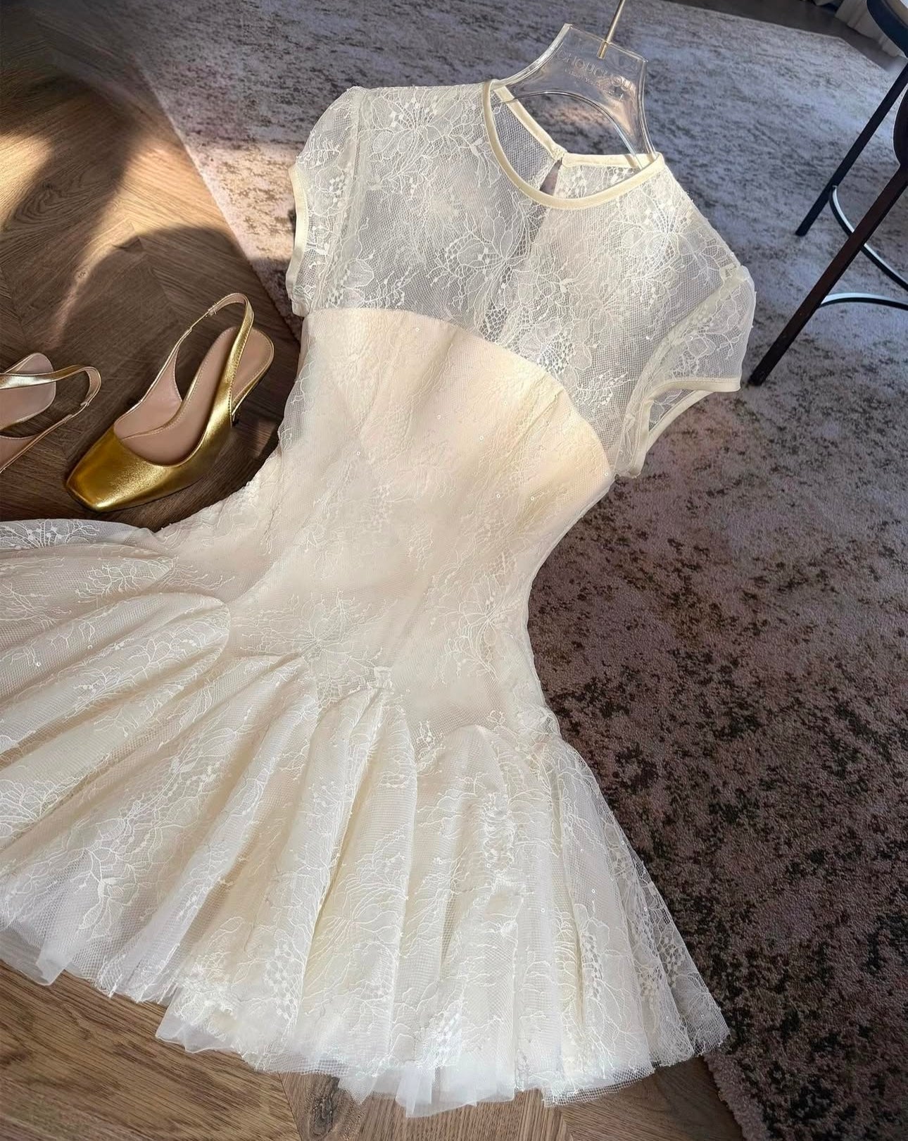 Sarah Lace Mini Dress