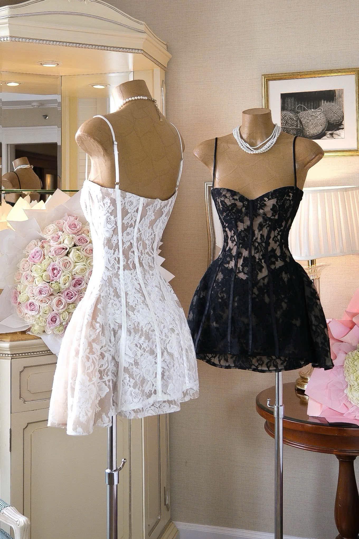 Alessia Lace Mini Dress - Stylish beautiful dress for special occasions | Buy Online