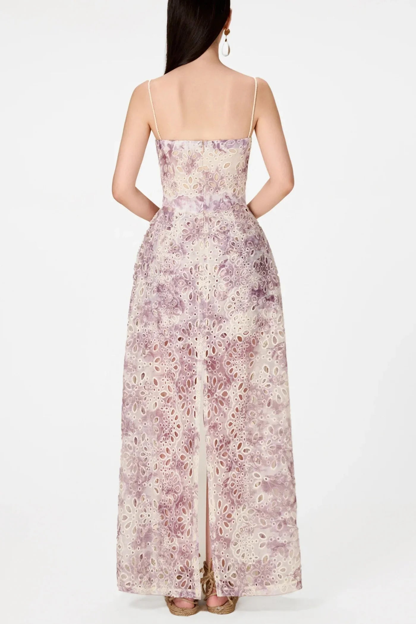 Stylish red dress | dolores Floral Embroidered Shorts & Maxi Dress Set - Purple - Ideal for special occasions