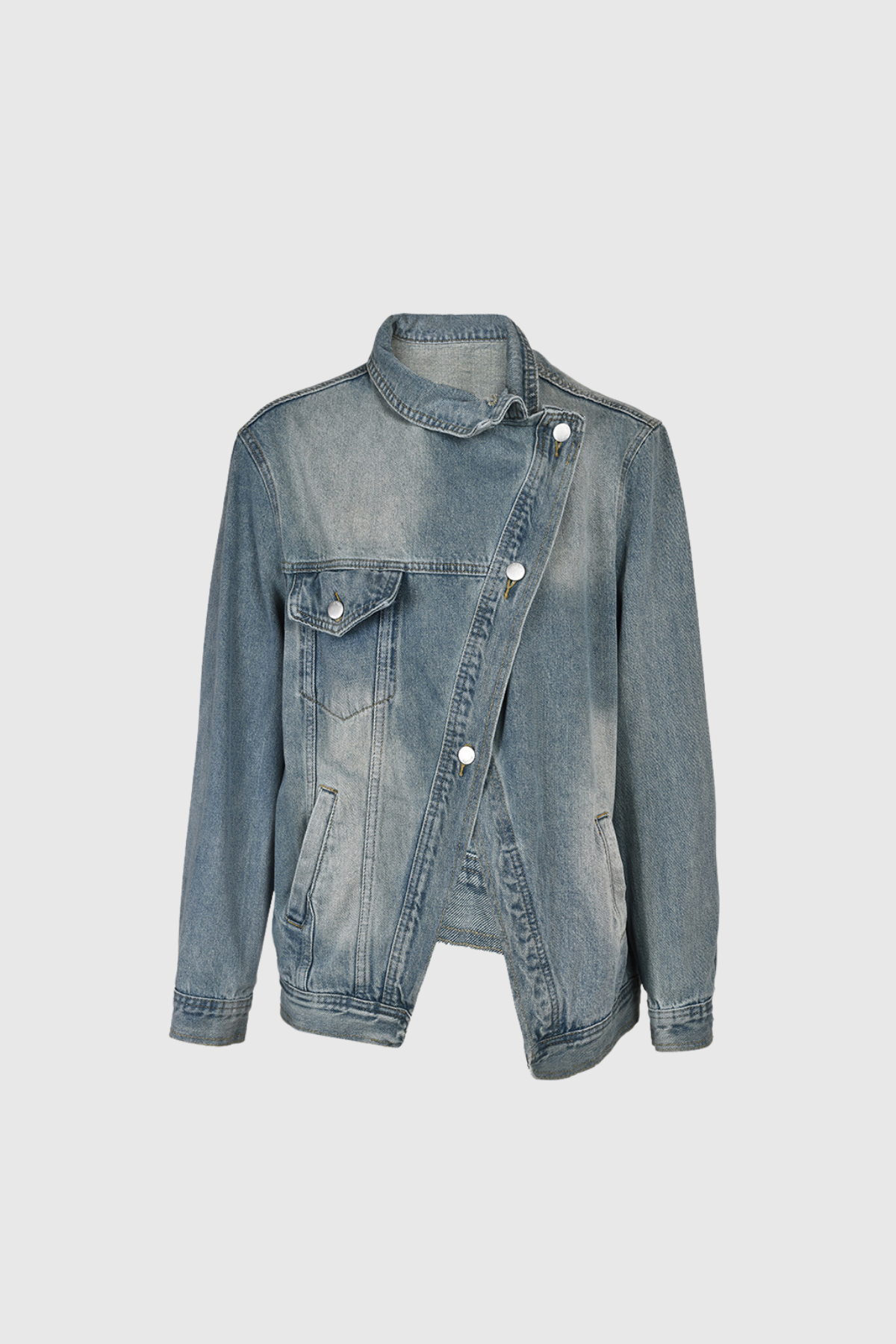 josephine Deconstruct Asymmetric Denim Jacket