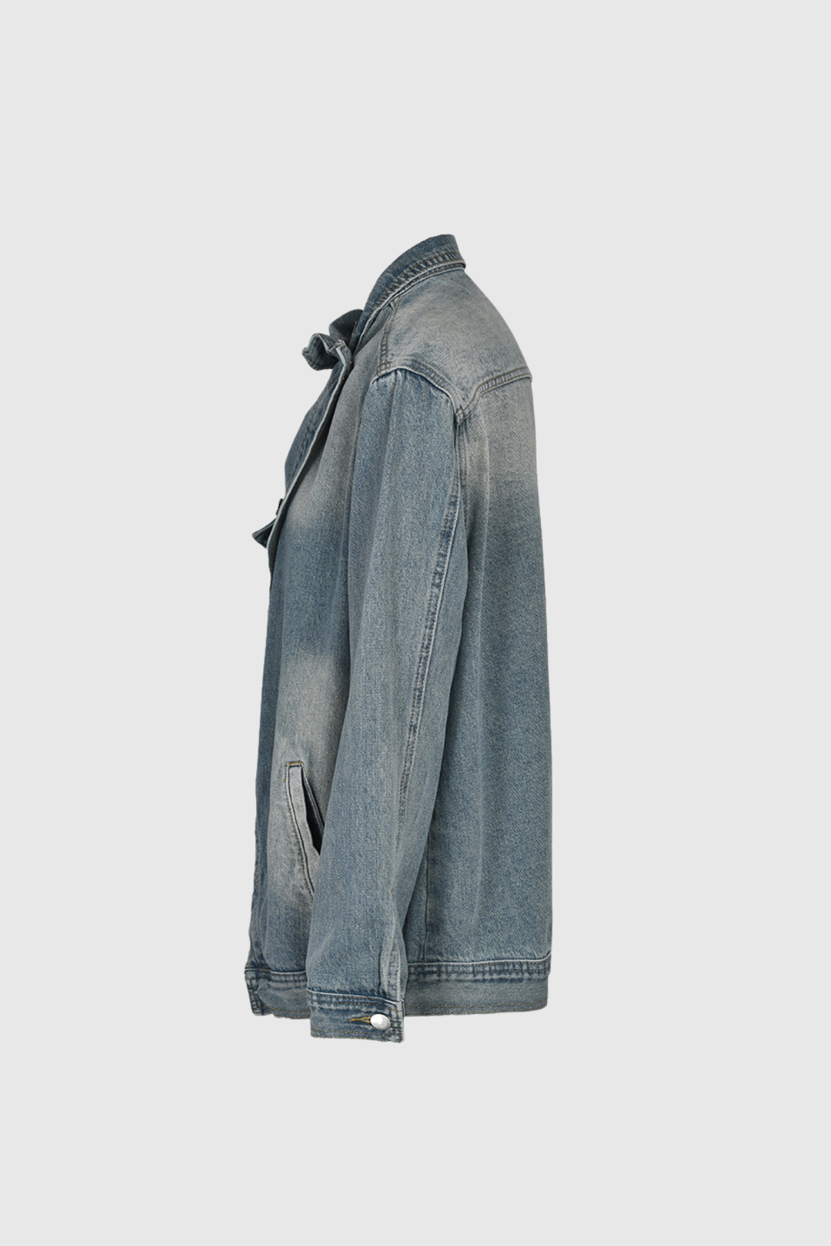 josephine Deconstruct Asymmetric Denim Jacket