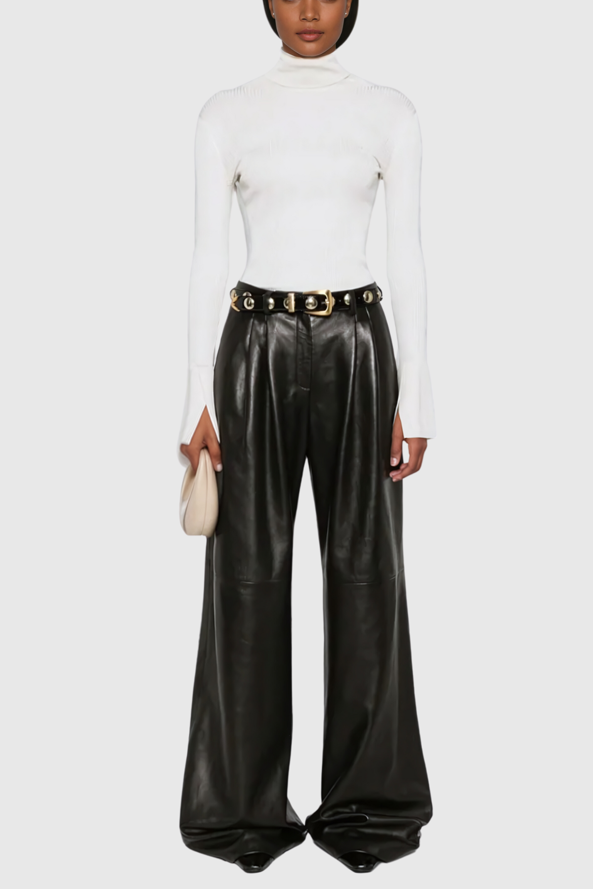 Shop  beautiful dress - Perfect for special occasions | Aiattaua Leather Wide Pants