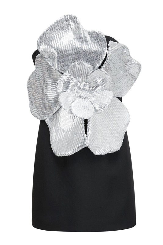 Ellalabel Amara Floral Strapless Midi Dress - Crafted from High-quality Fabrication- Perfect for Garden Parties and Resort Wear.