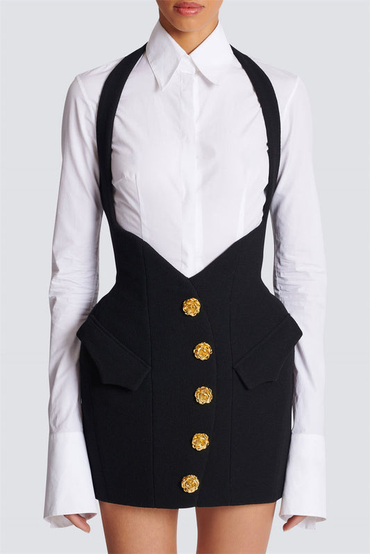 Ellalabel Analia Tulip Halter Skirt - Crafted from High-quality Fabrication - Designed for Elegant Occasions.