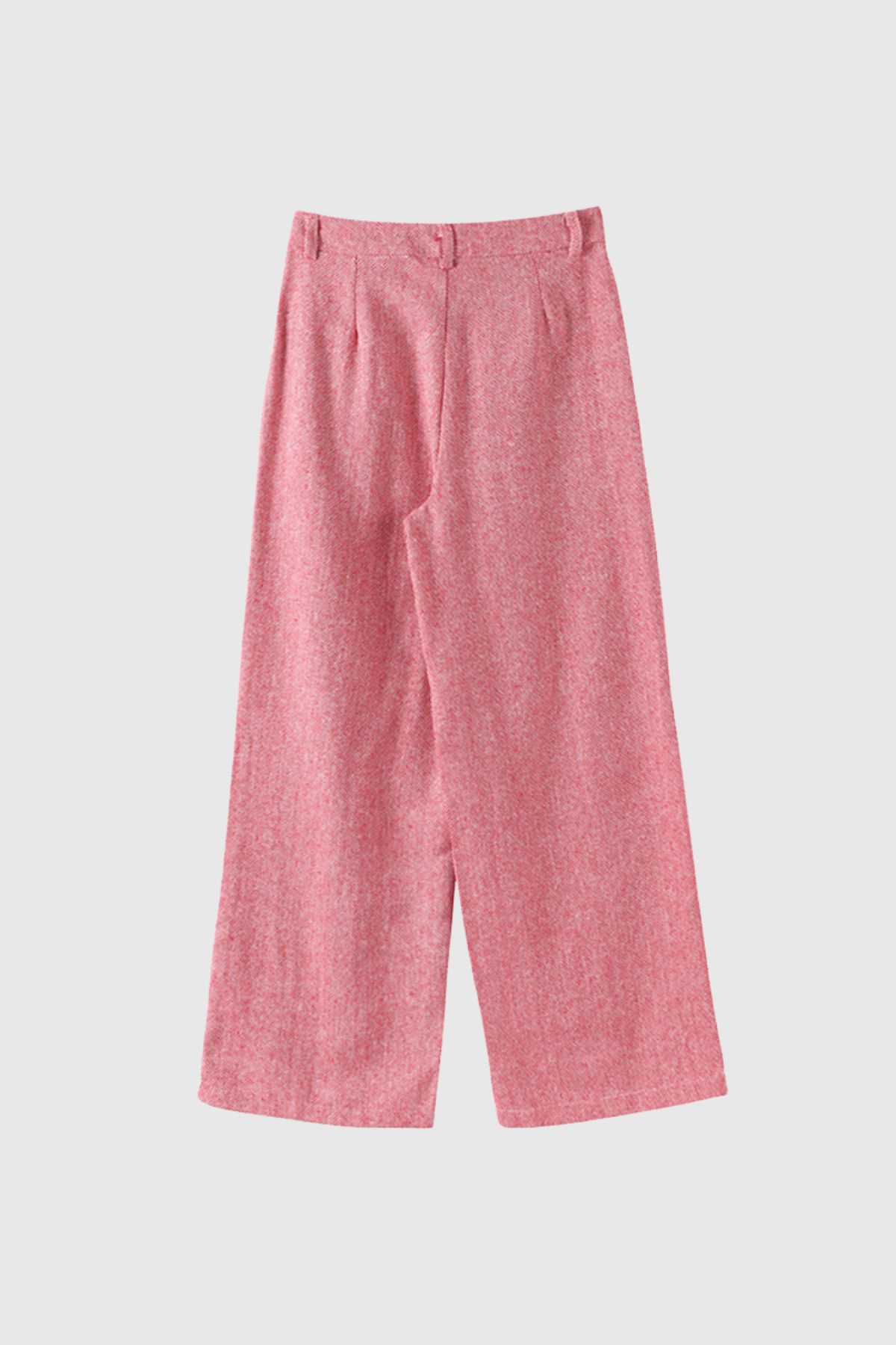 Anang Lapel Strapless Three Piece Pants Set In Pink