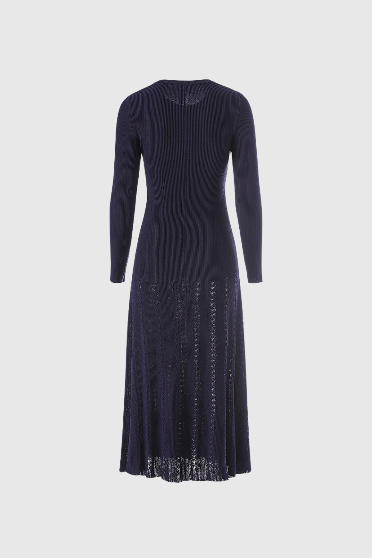 Anasazi Button Ruffle Knit Maxi Dress