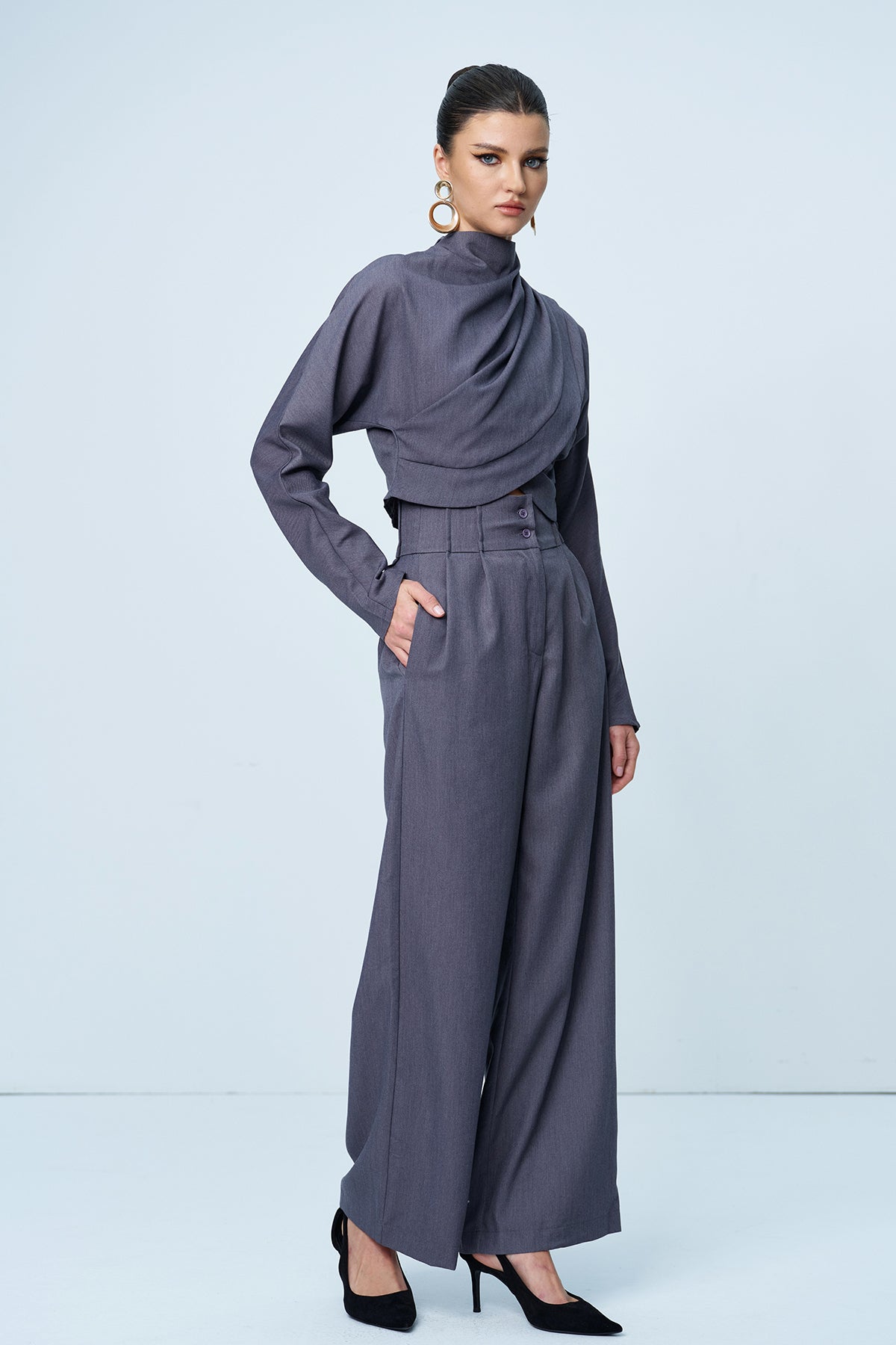 Stylish beautiful dress | Aniceto Cross Pants Set - Ideal for special occasions