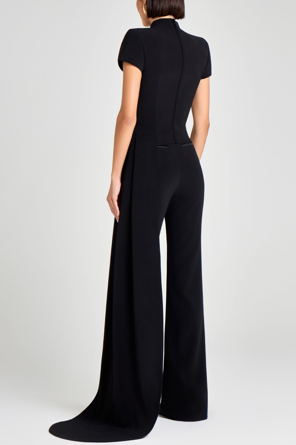 Stylish black dress | mirabelle Sculpted High Neck Pants Set - Black - Ideal for special occasions