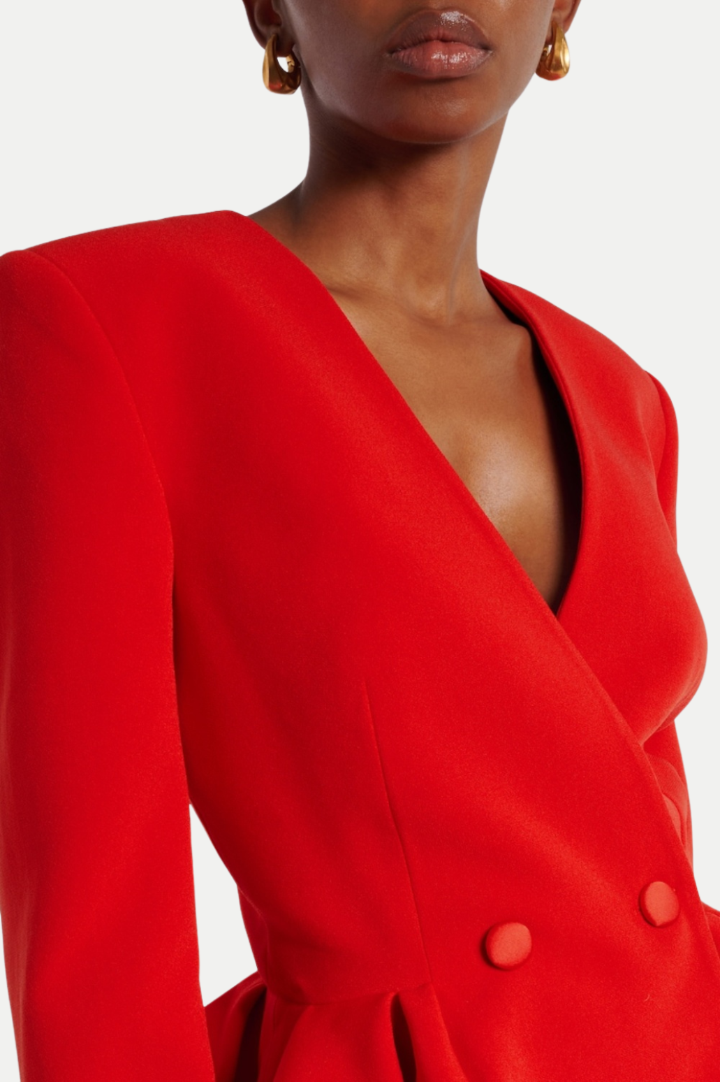 Audith Ruffled Blazer Two Piece Set - Stylish beautiful dress for special occasions | Buy Online