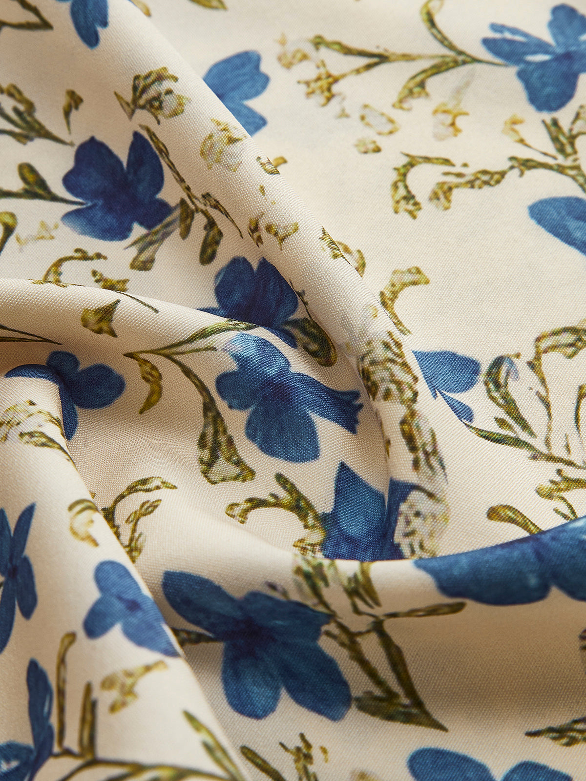 olivia blue Floral Print Knotted Irregular Hem maxi Dress