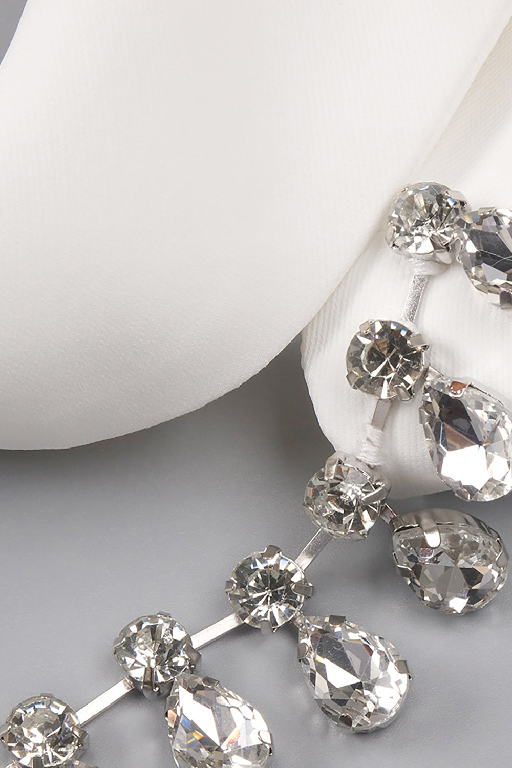 vivien Backless Crystal Sequin-embellished Blazer Lace Maxi Skirt