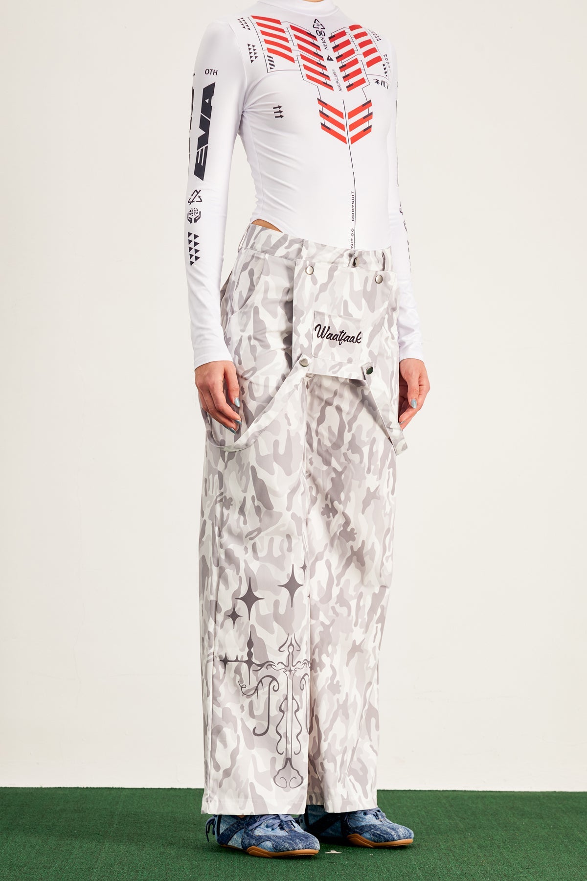 Baltazar Deconstruct Camouflage Print Pants