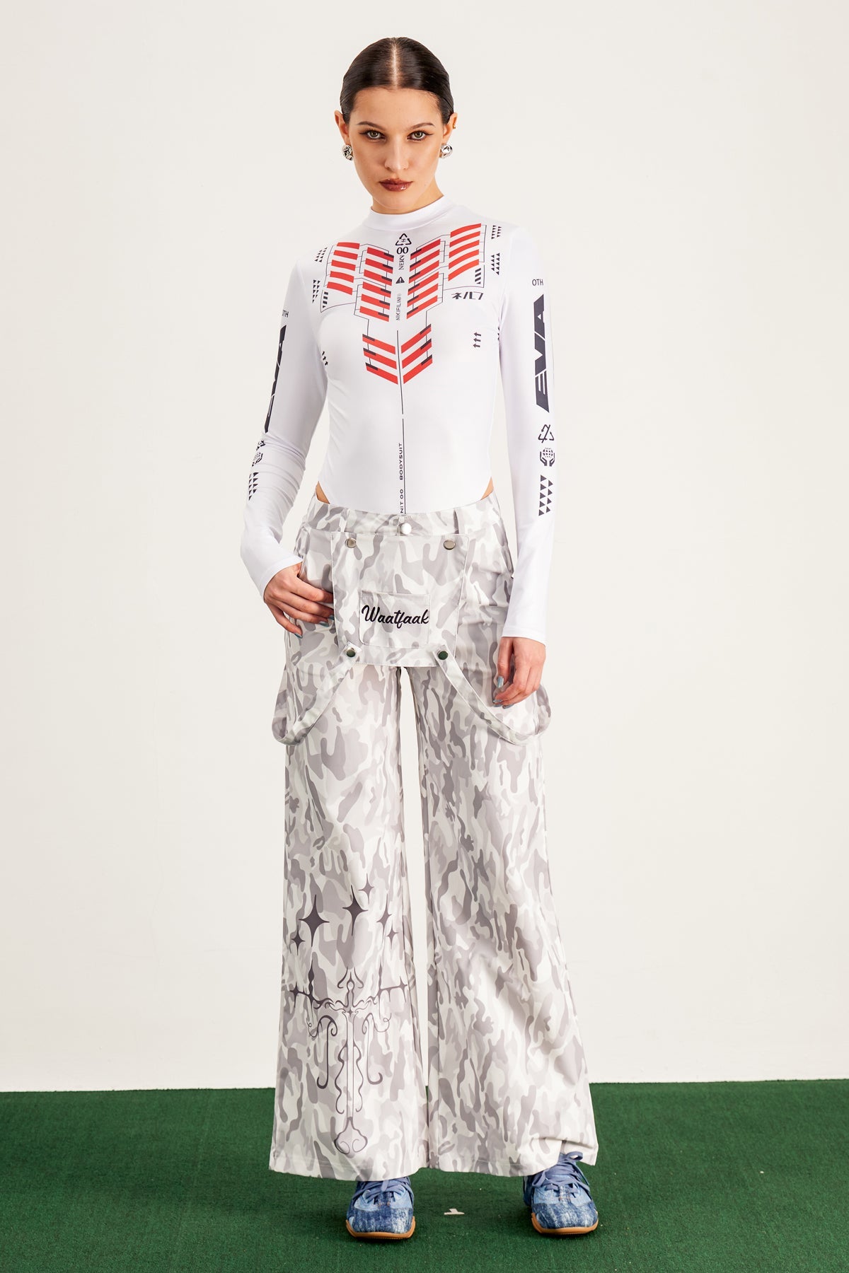 Baltazar Deconstruct Camouflage Print Pants