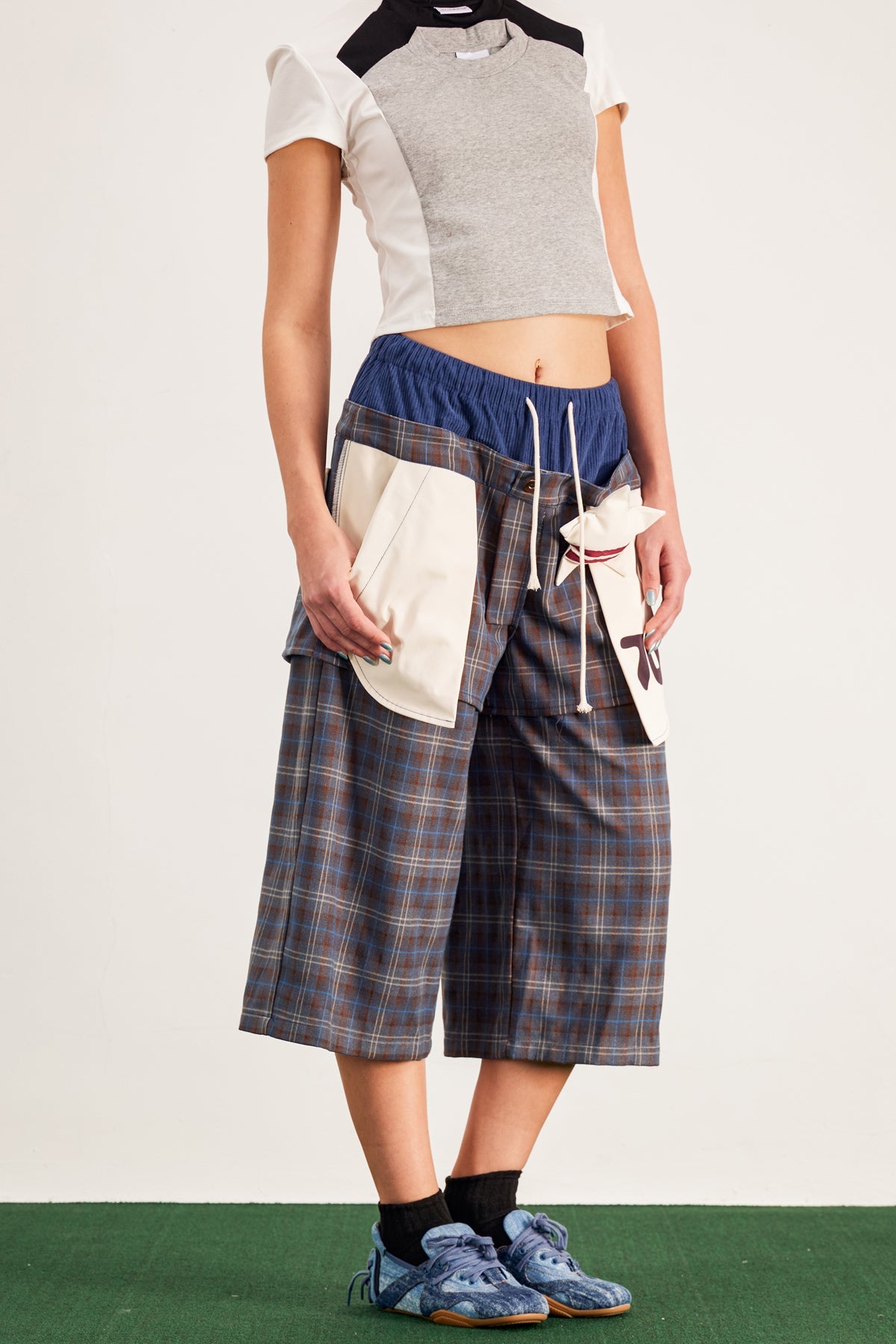 Stylish beautiful dress | Baptiste Plaid Star Wide Leg Pants - Ideal for special occasions