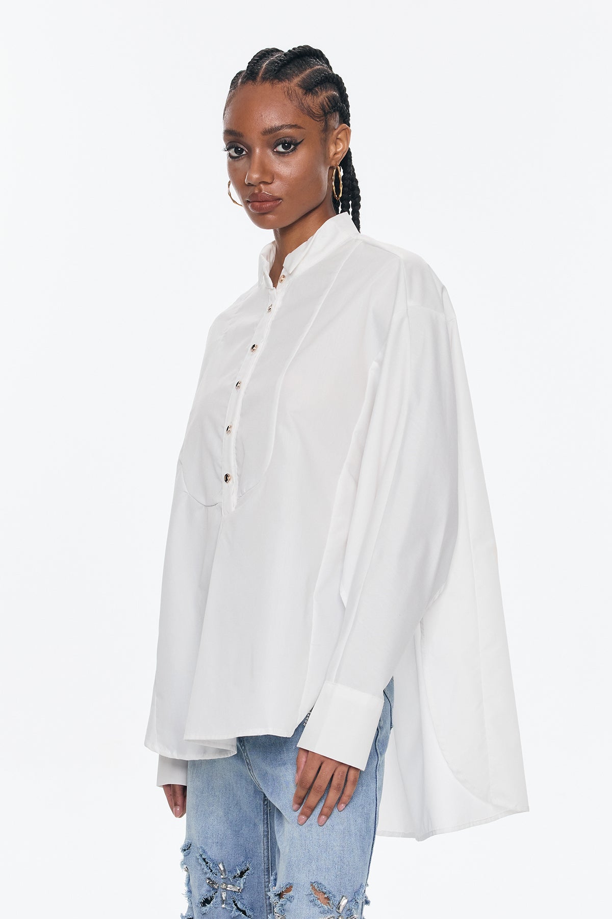 Stylish beautiful dress | Belindo Deconstruct Split Shirt - Ideal for special occasions