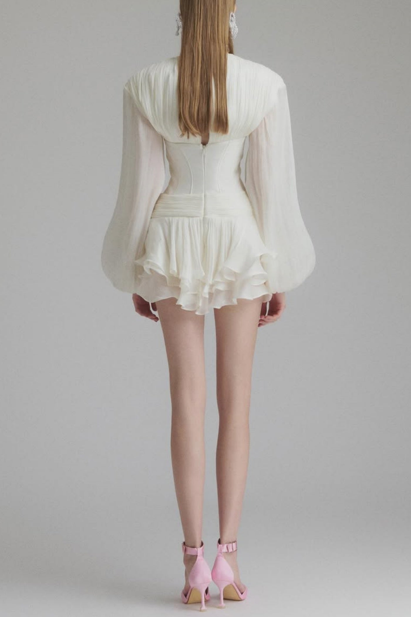 Stylish beautiful dress | Blysse Floral Applique Pleat Corset Mini Dress - Ideal for special occasions