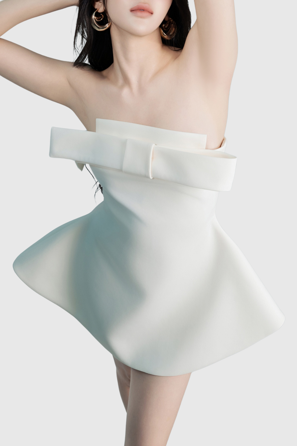 Shop  beautiful dress - Perfect for special occasions | Calwa Bow Strapless Flare Mini Dress