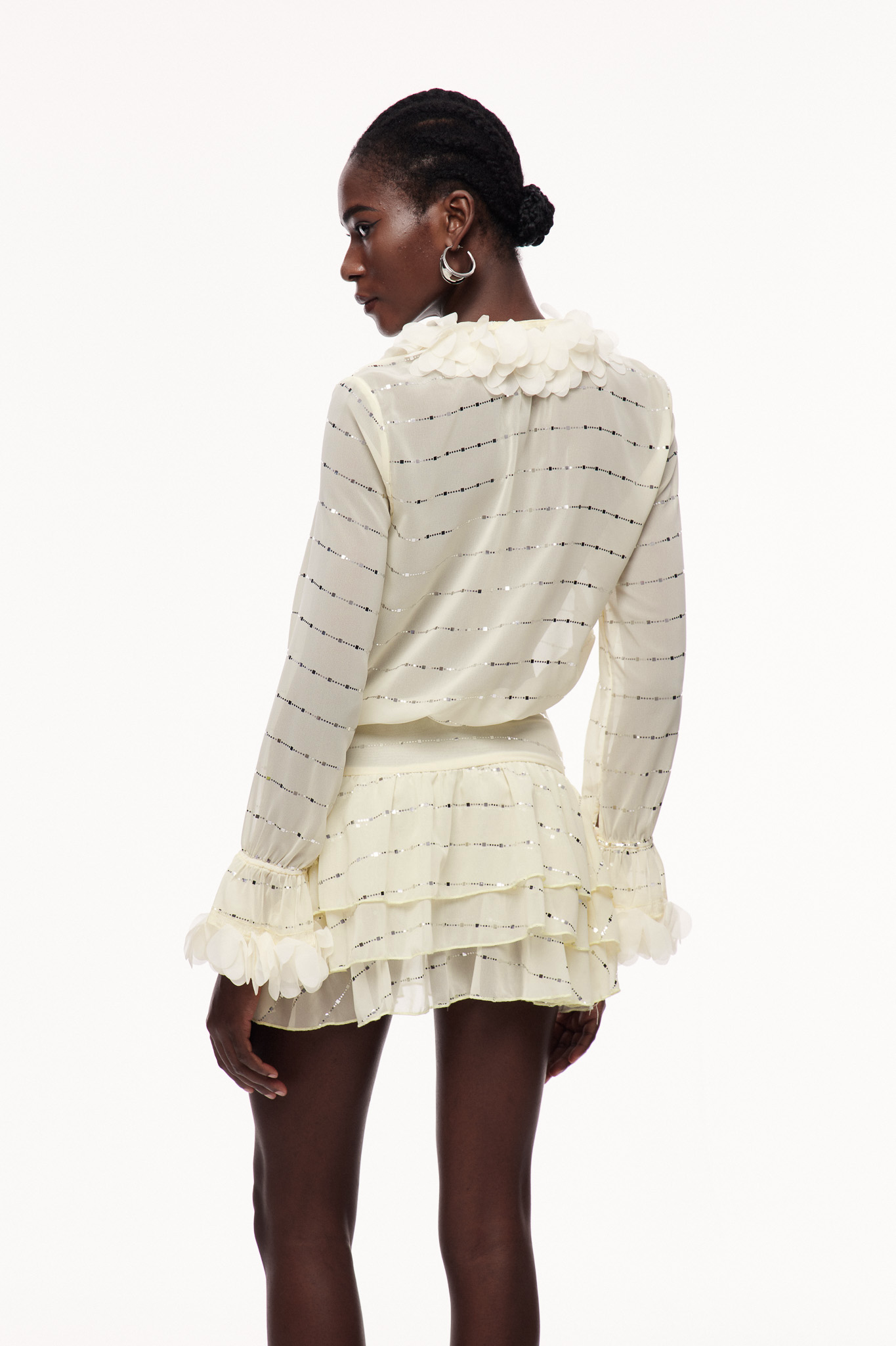 Shop  beautiful dress - Perfect for special occasions | Cavan Sequin Ruffle Mini Dress