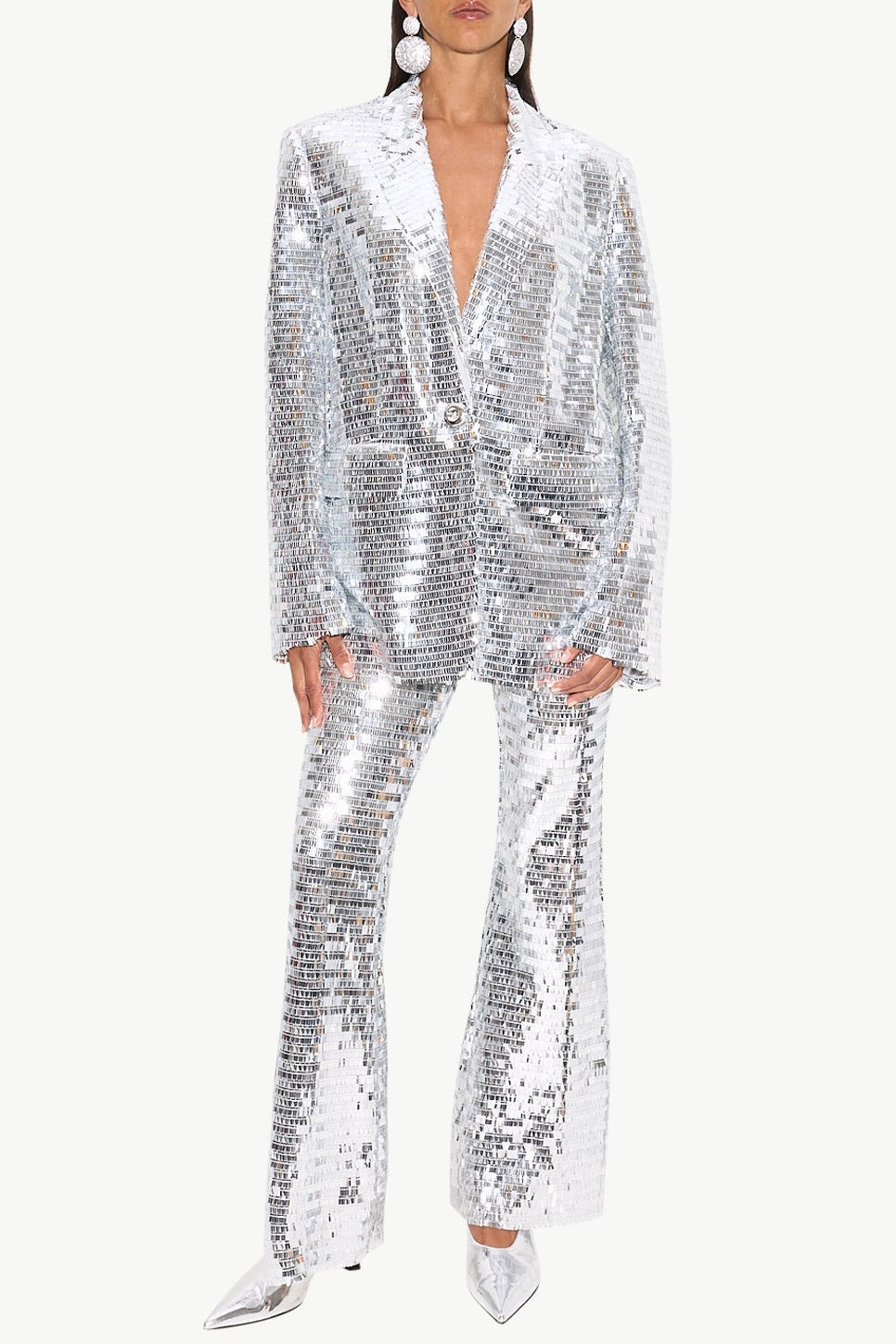 Stylish beautiful dress | Cortel Sequin Blazer Two Piece Set - Ideal for special occasions