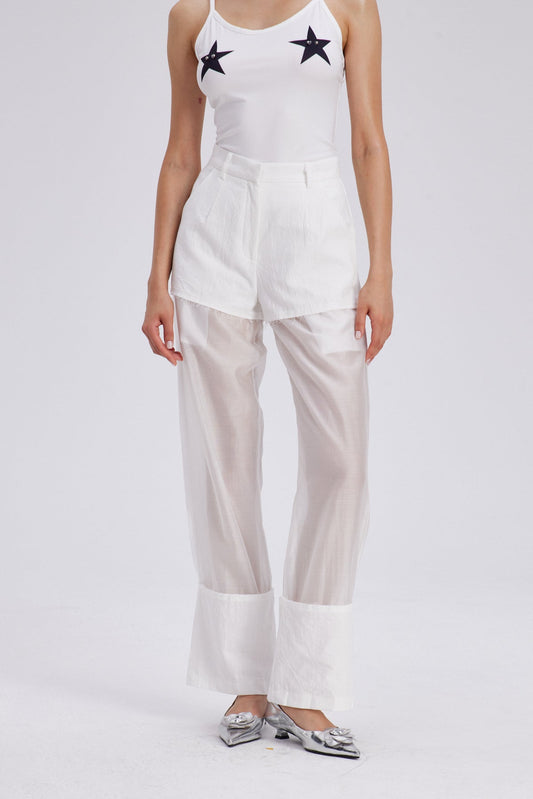 Ellalabel Chea Deconstruct Pants - Crafted from High-quality Fabrication - Designed for Elegant Occasions.