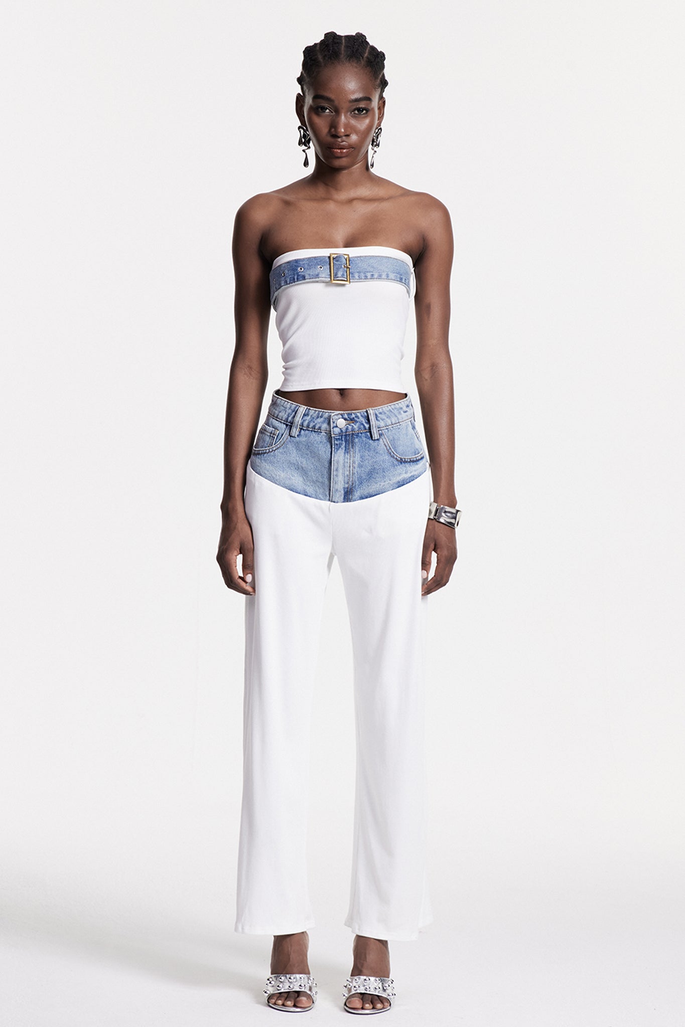 Shop  beautiful dress - Perfect for special occasions | Chiyembekezo Strapless Knit Pants Set