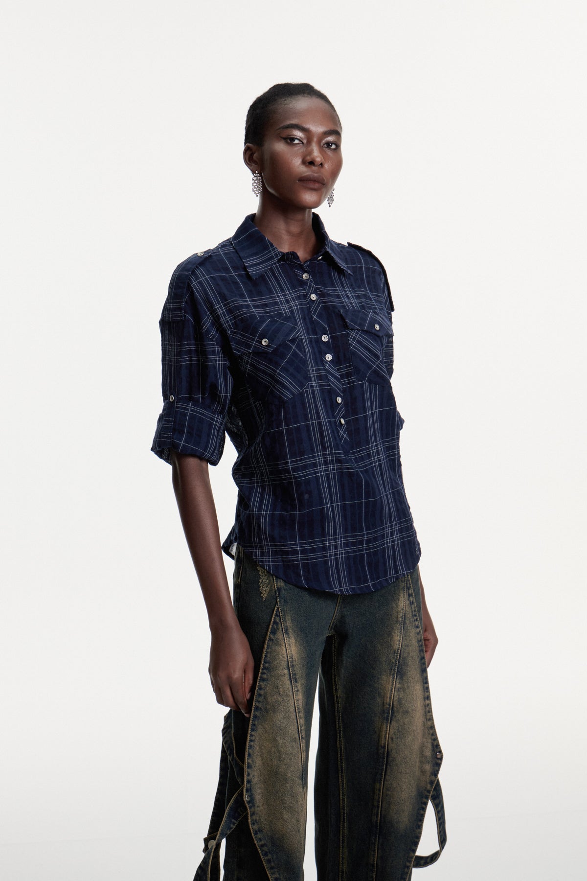 Shop  beautiful dress - Perfect for special occasions | Columb Grid Shirt