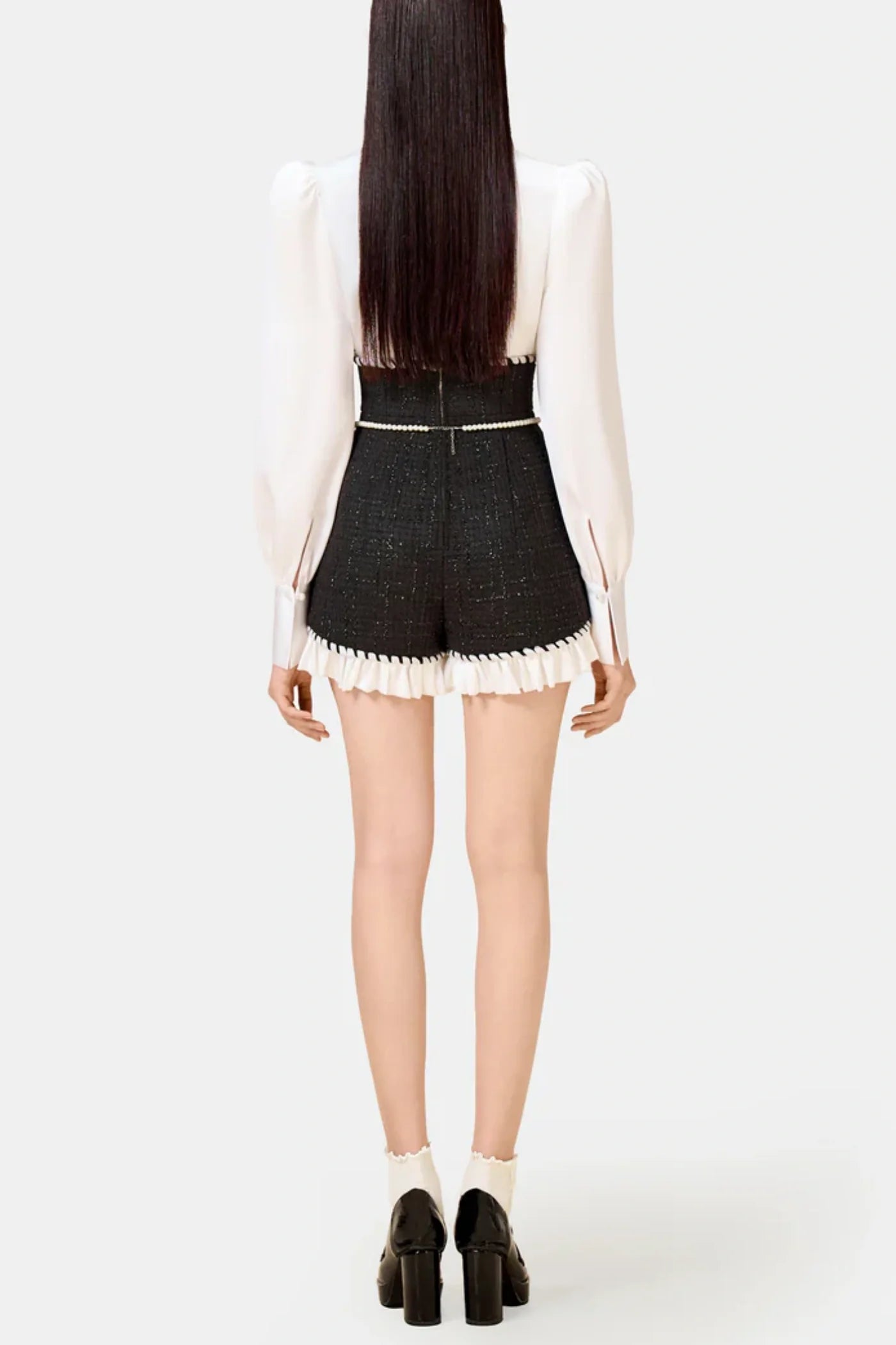 Shop  beautiful dress - Perfect for special occasions | Colver Halter Tweed Shirt Romper